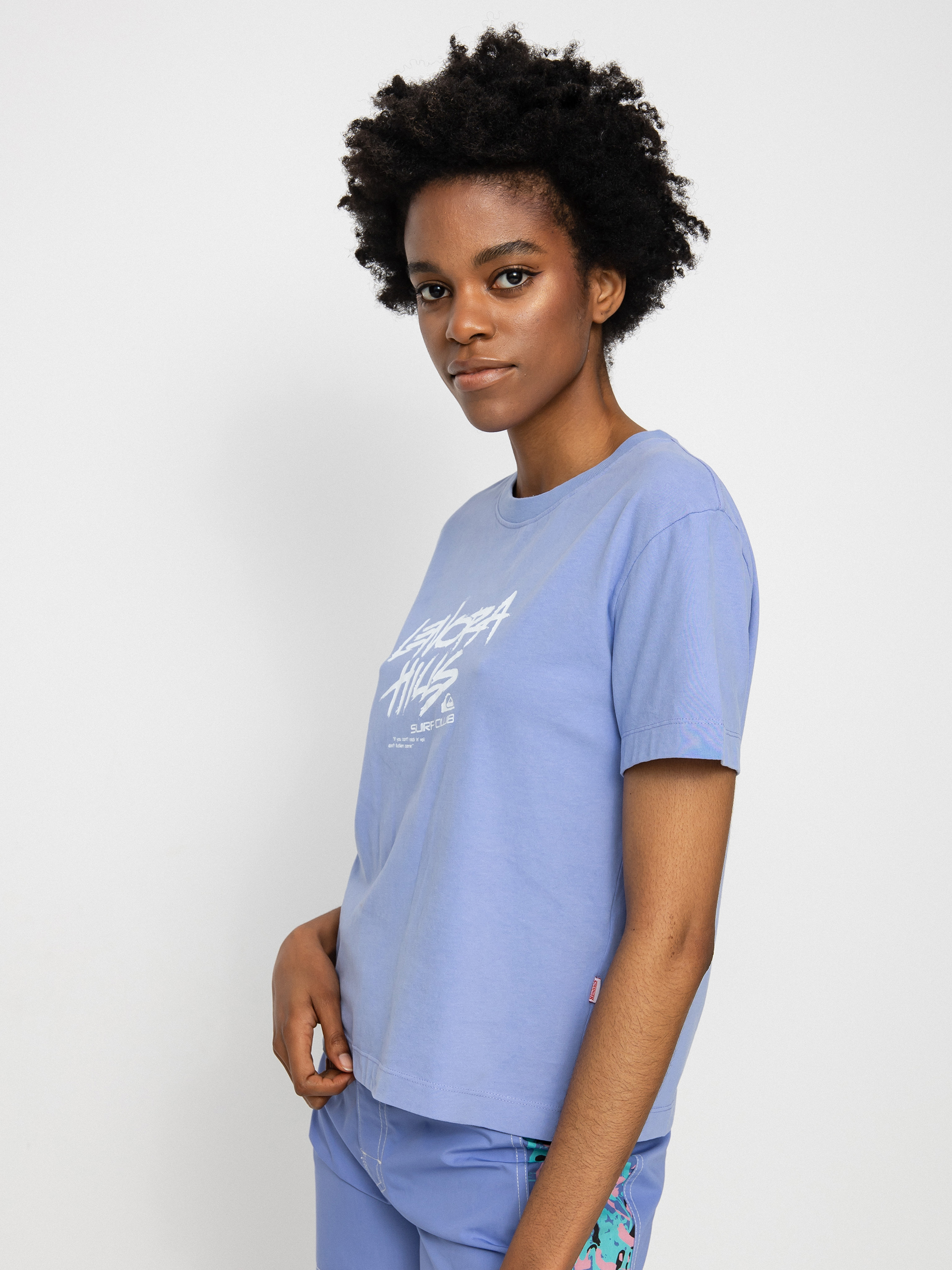 T-shirt Quiksilver X Stranger Things 86 Crop Wmn (jacaranda)