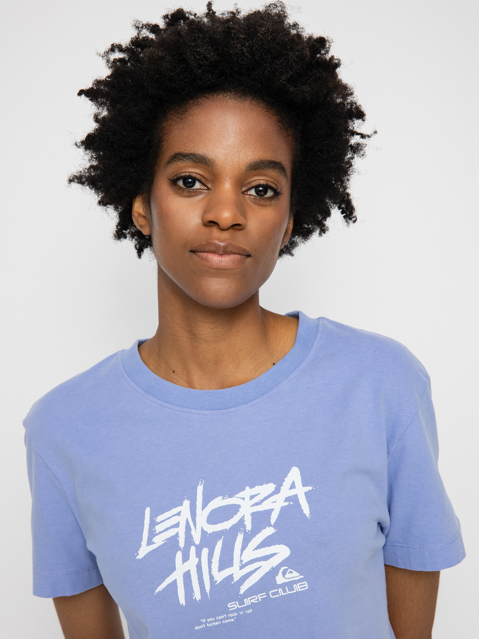T-shirt Quiksilver X Stranger Things 86 Crop Wmn (jacaranda)