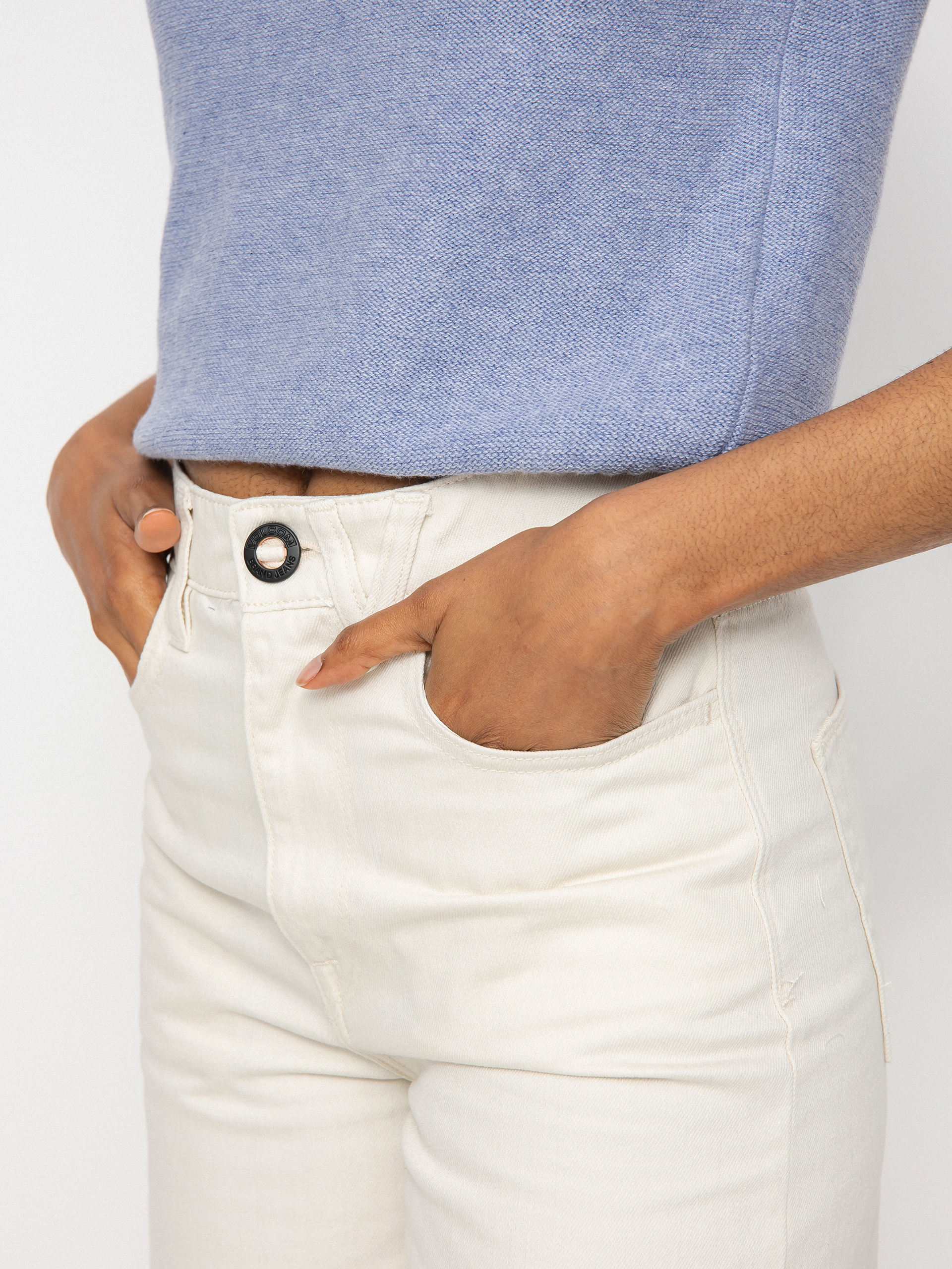 Spodnie Volcom Weellow Denim Wmn (cloud)