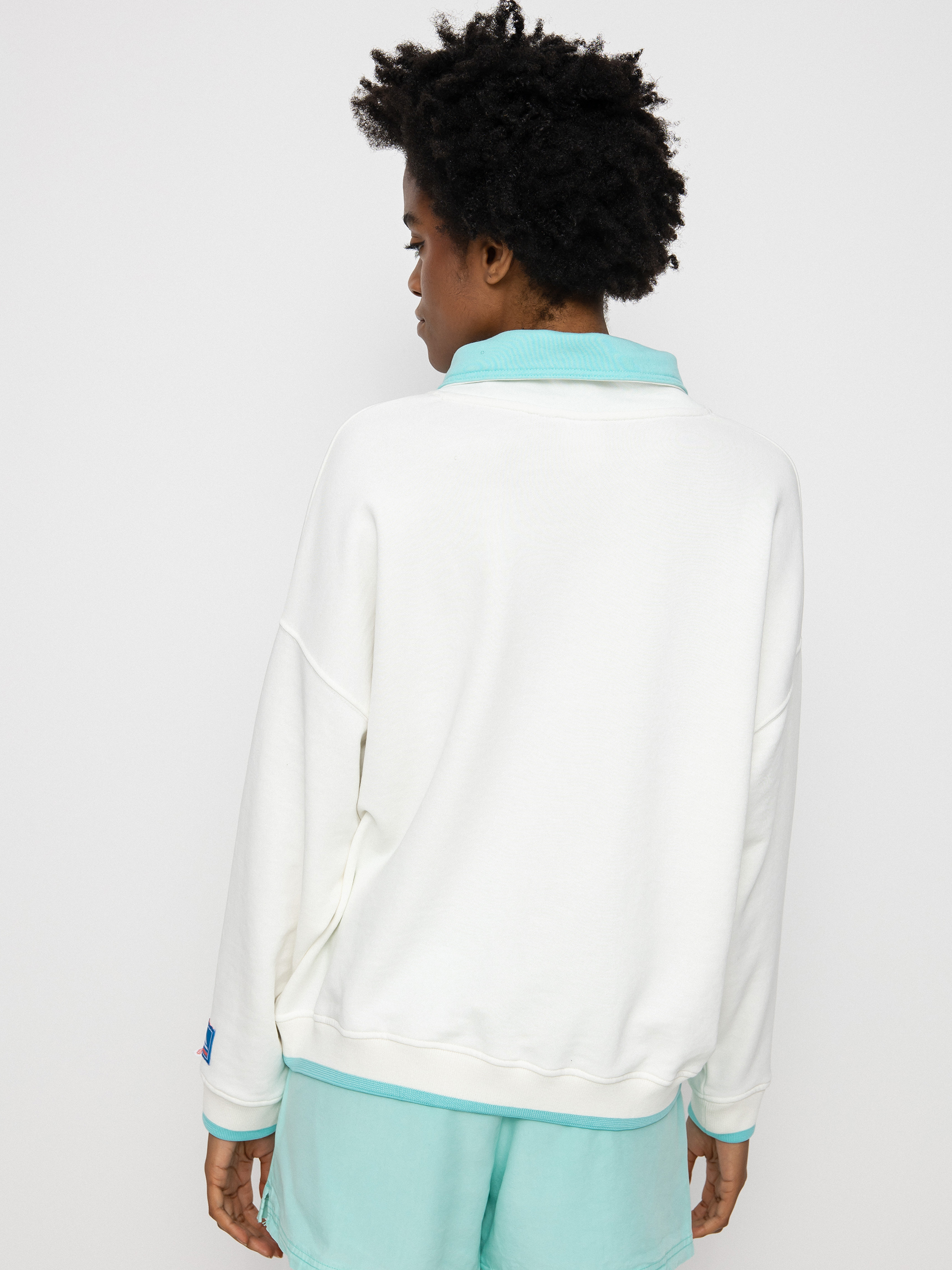 Bluza Quiksilver X Stranger Things Lenora Half Zip Wmn (snow white)