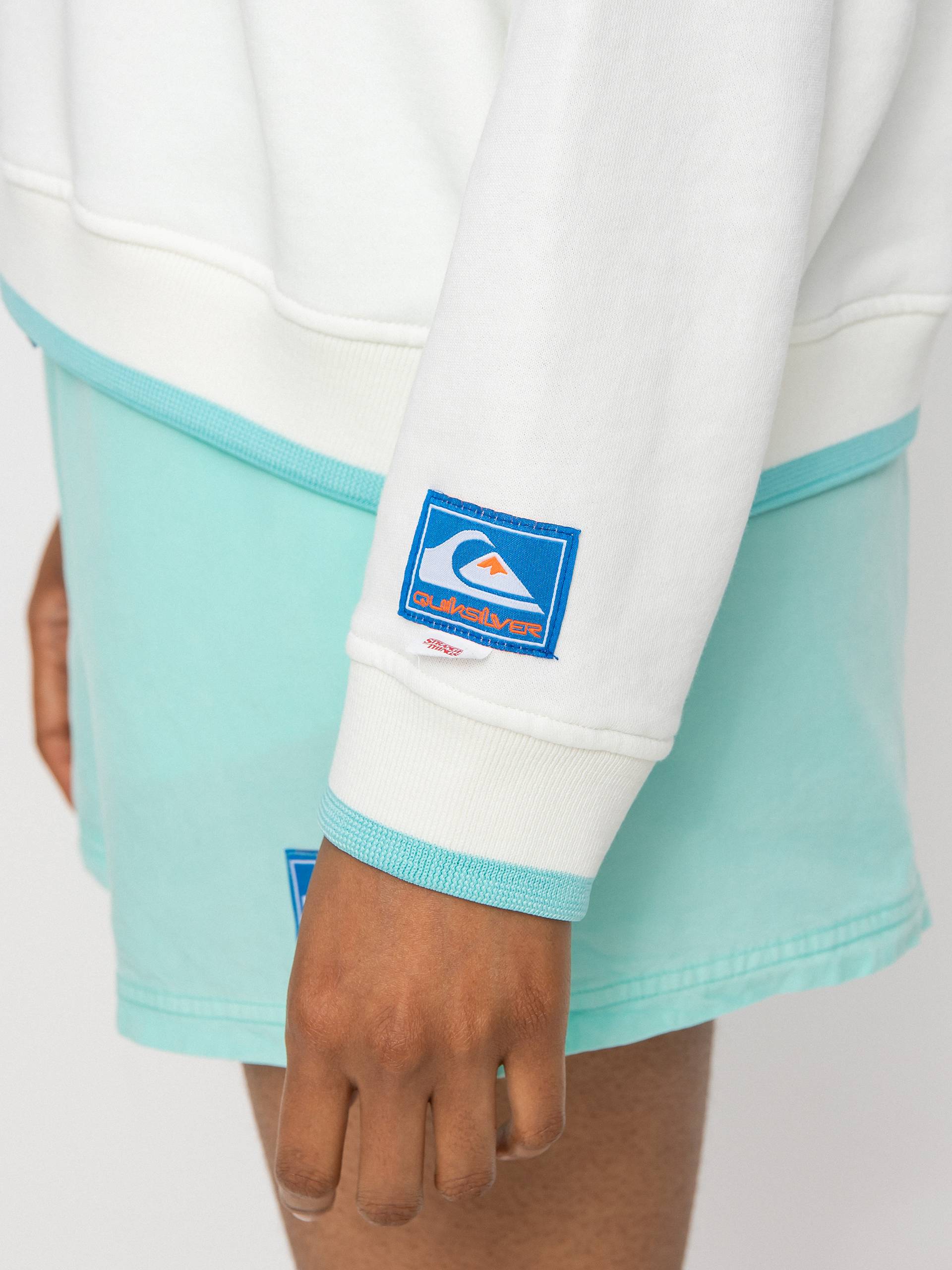 Bluza Quiksilver X Stranger Things Lenora Half Zip Wmn (snow white)