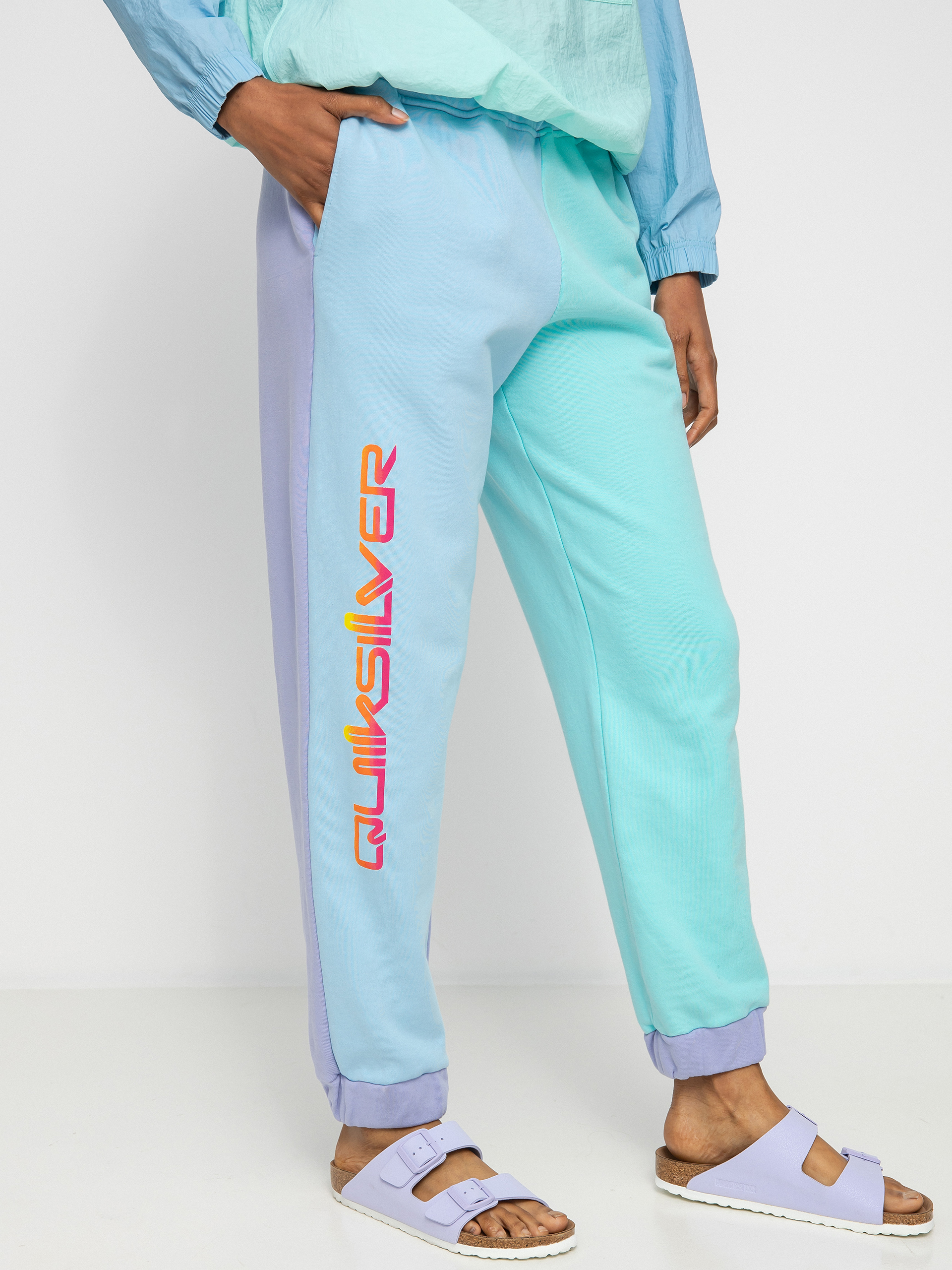 Spodnie Quiksilver X Stranger Things Lenora Wmn (airy blue)