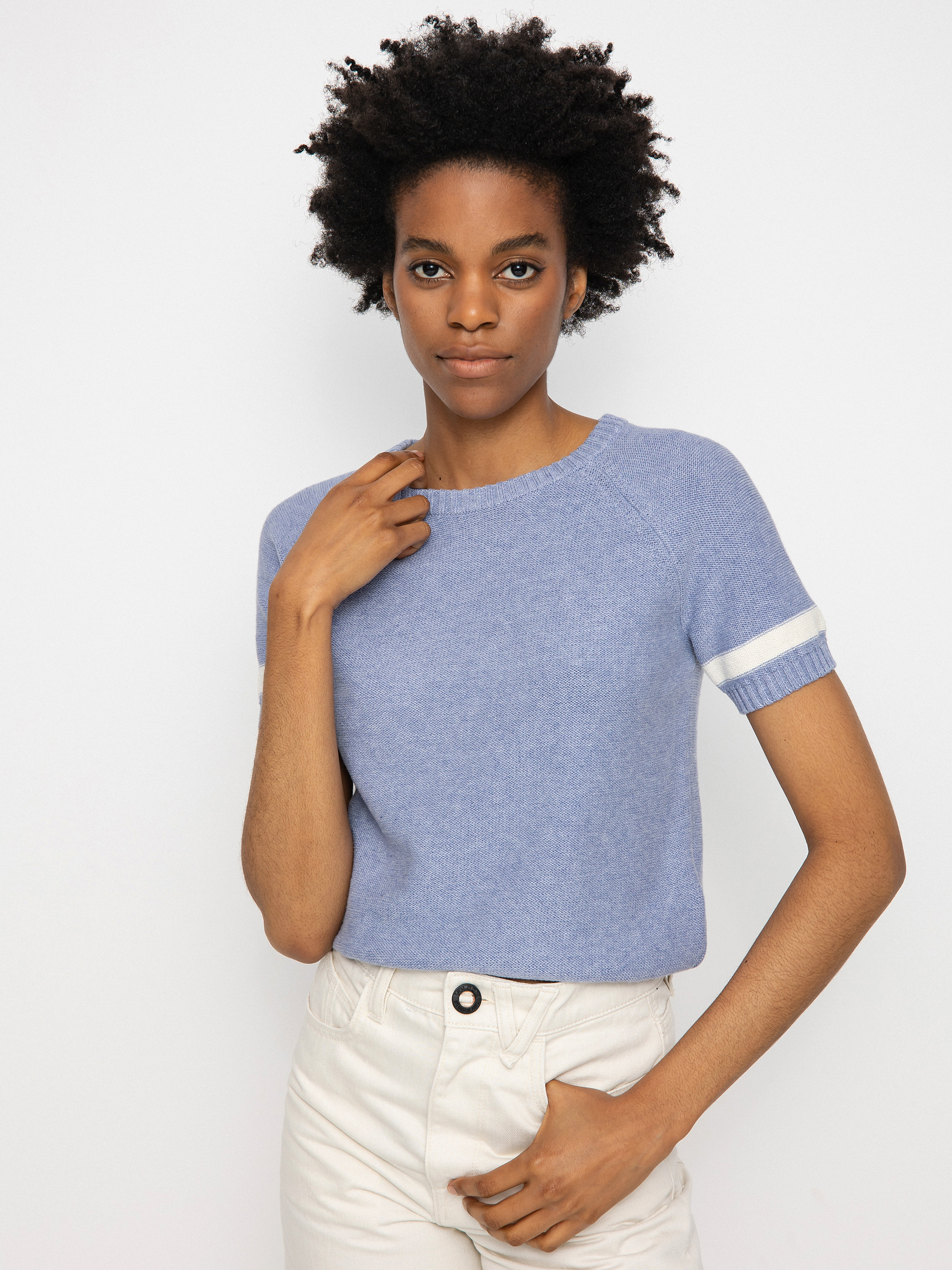 Sweter RVCA Goals Sweater Wmn (grey purple)