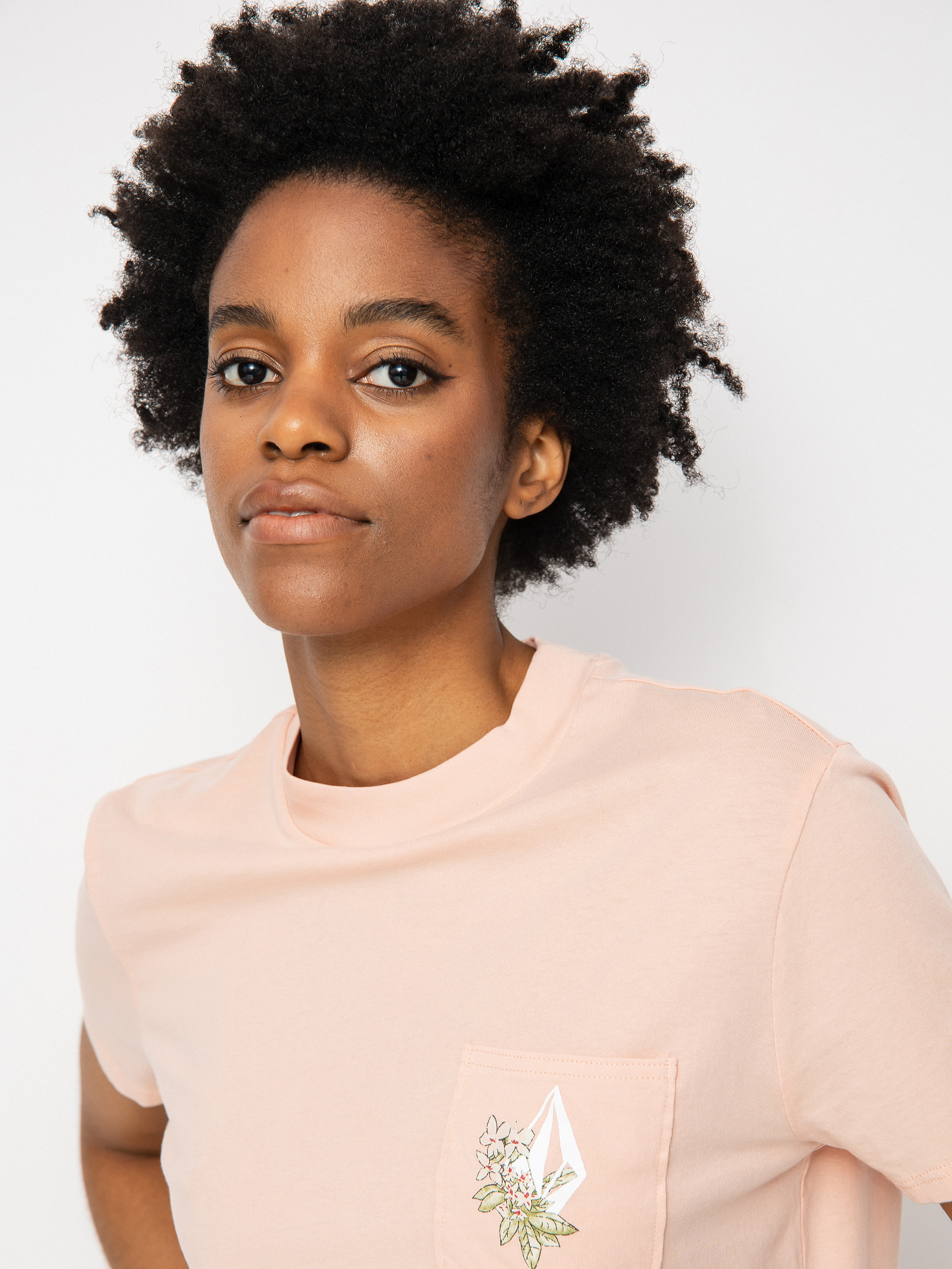 T-shirt Volcom Pocket Dial Wmn (hazey pink)
