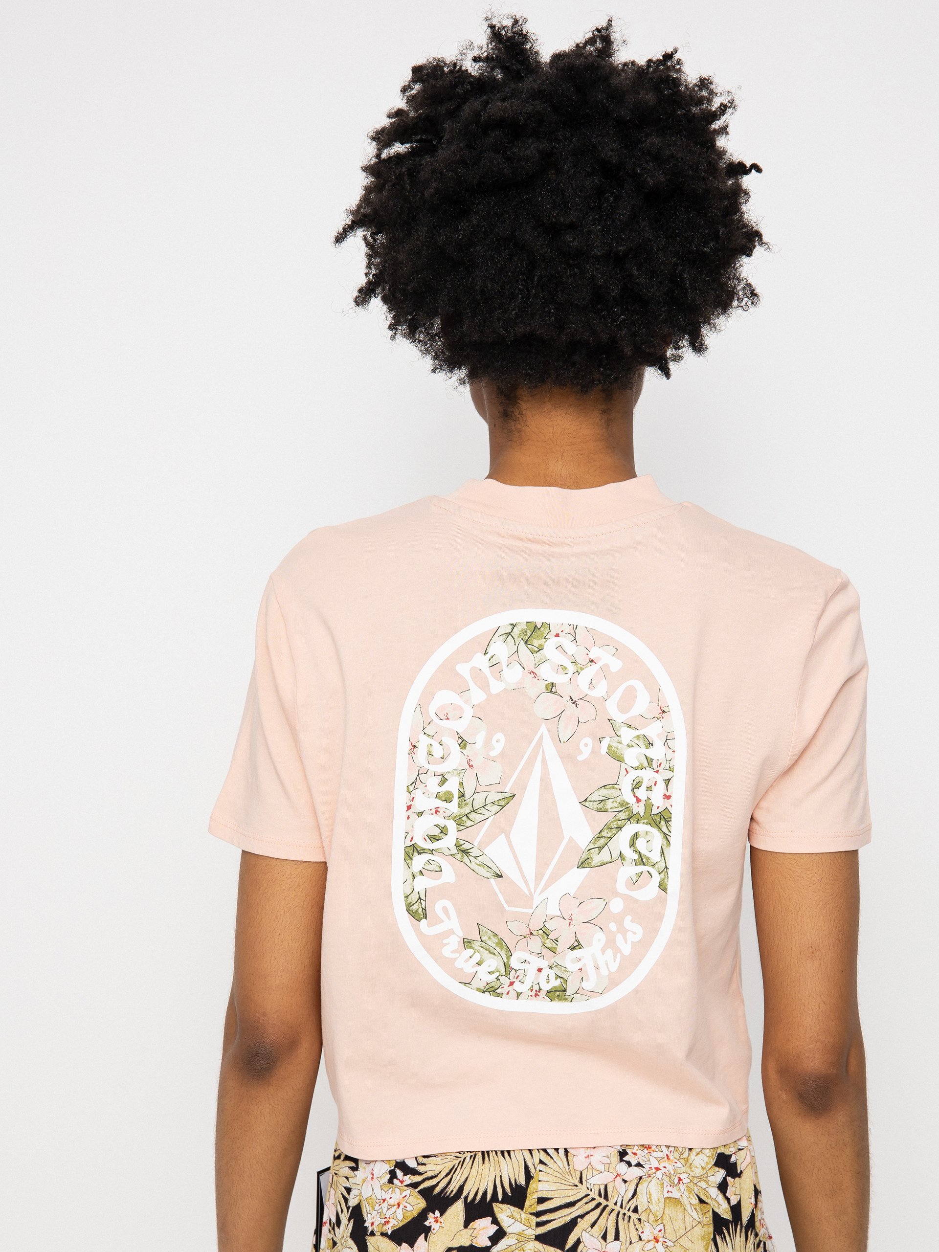 T-shirt Volcom Pocket Dial Wmn (hazey pink)