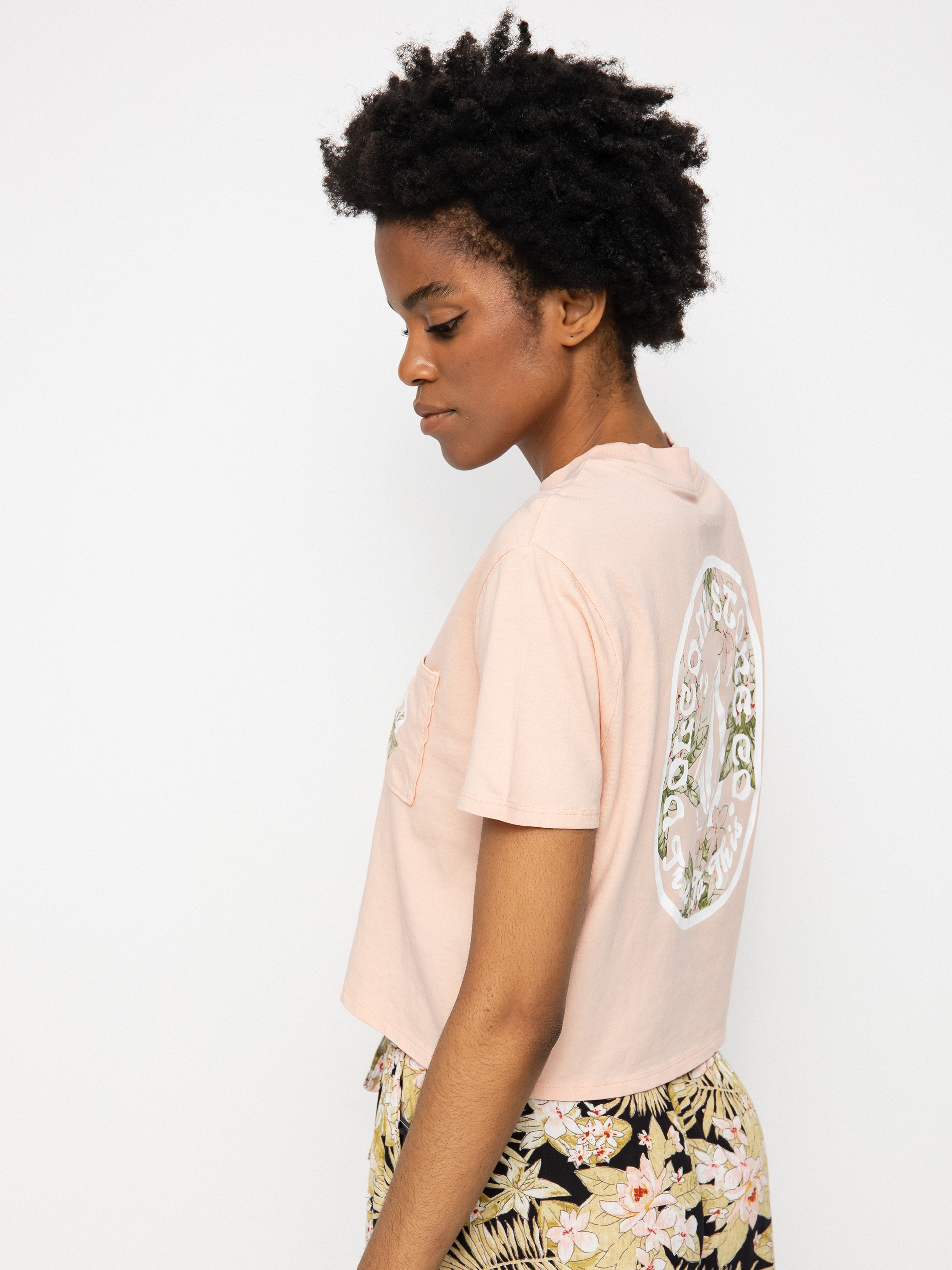 T-shirt Volcom Pocket Dial Wmn (hazey pink)