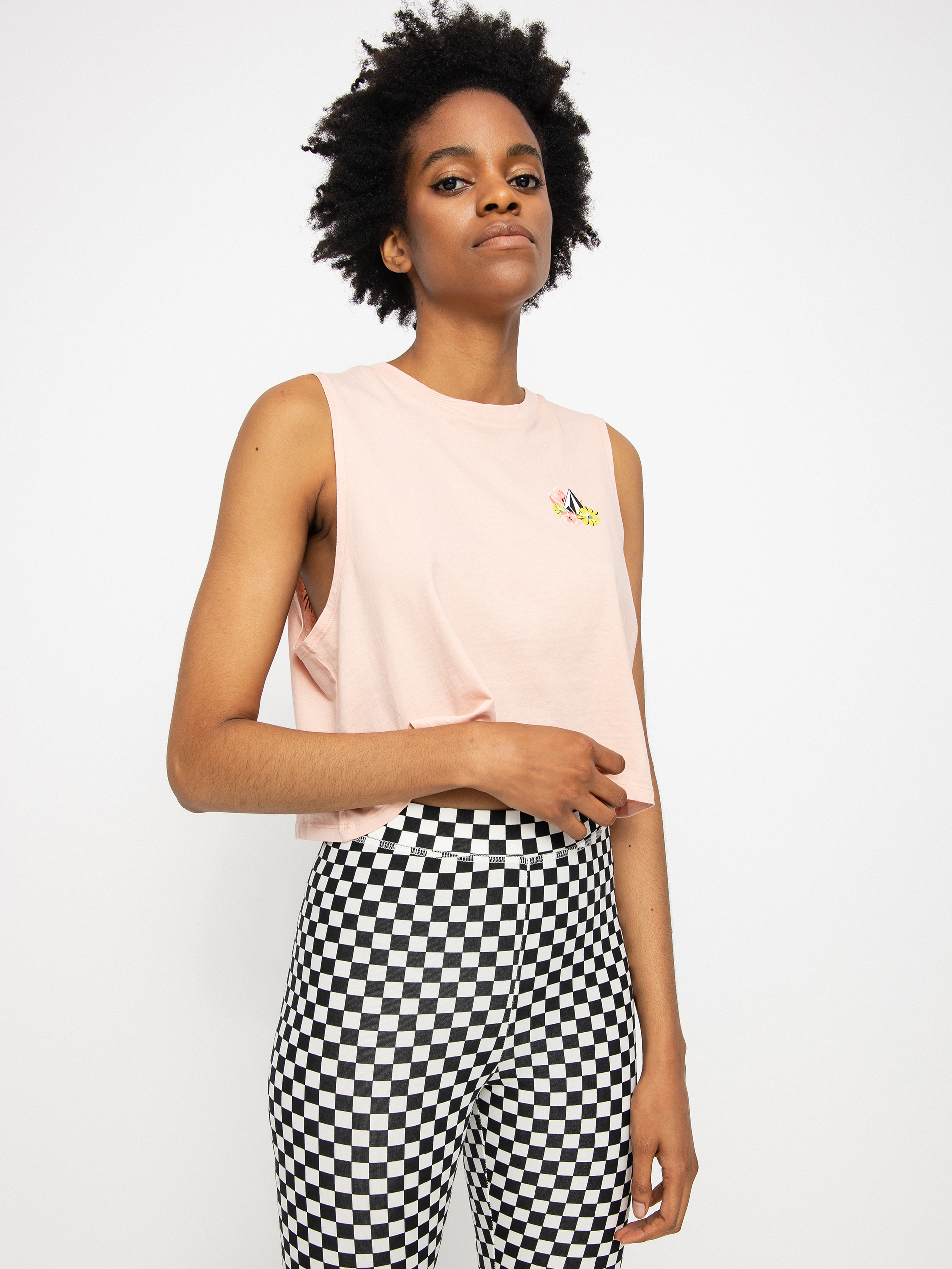 Koszulka Volcom Stone Hour Crop Wmn (hazey pink)