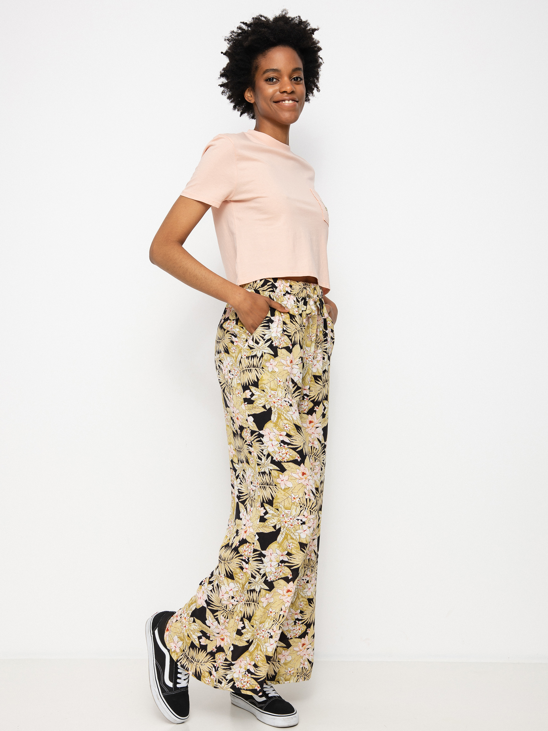 Spodnie Volcom Frondly Fire Wmn (black combo)