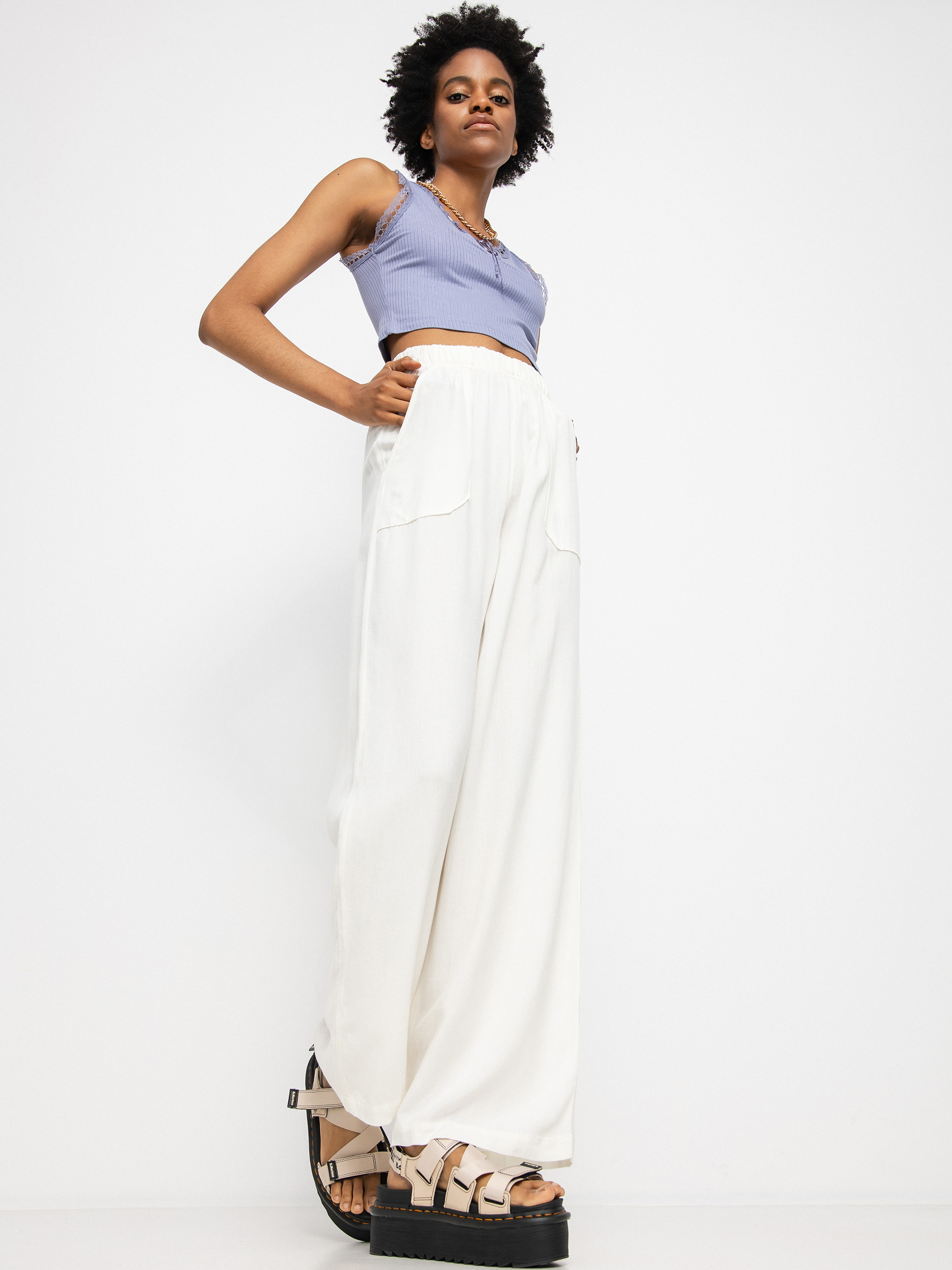 Spodnie Volcom Coco Ho Wmn (star white)