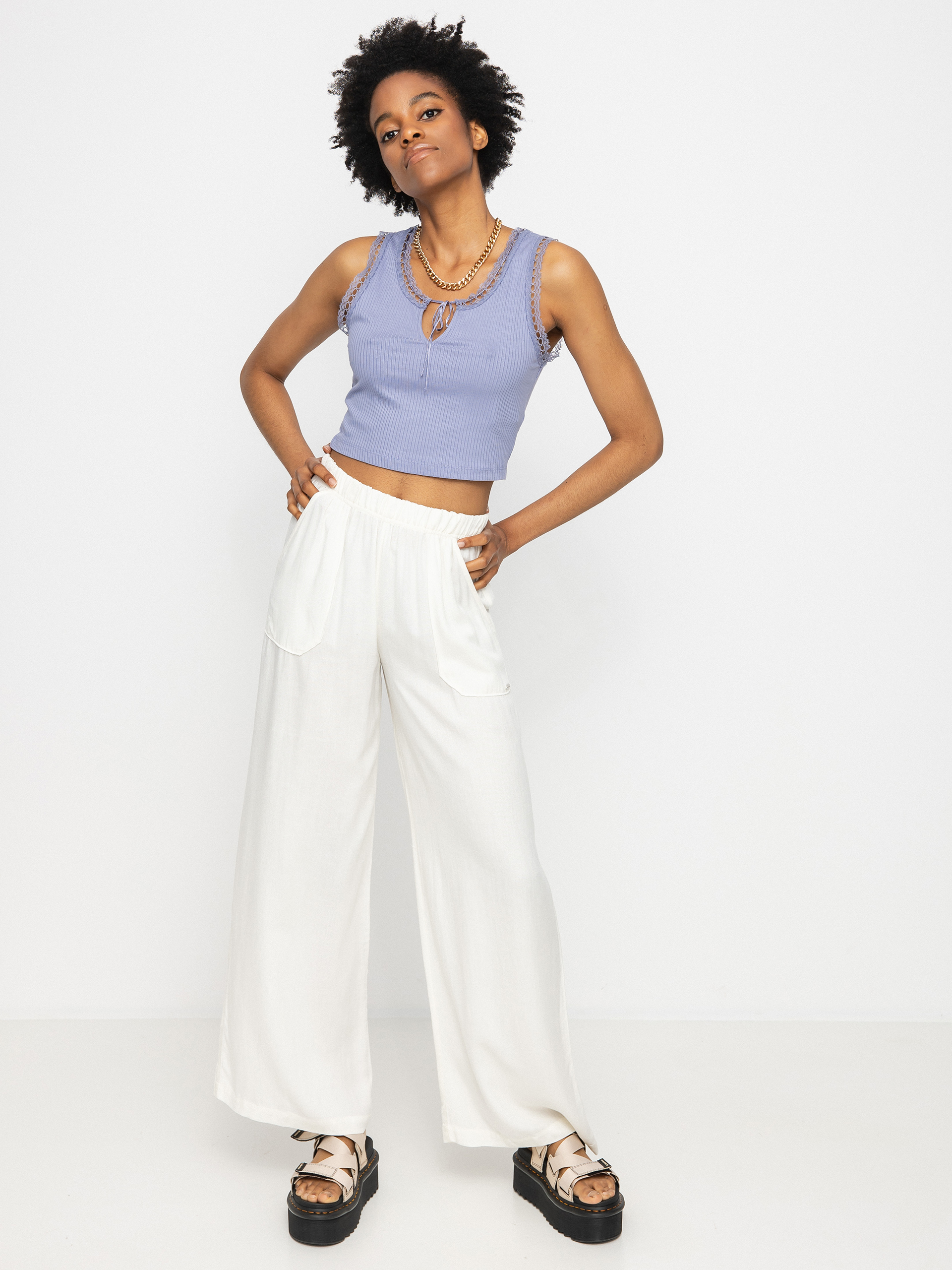 Spodnie Volcom Coco Ho Wmn (star white)