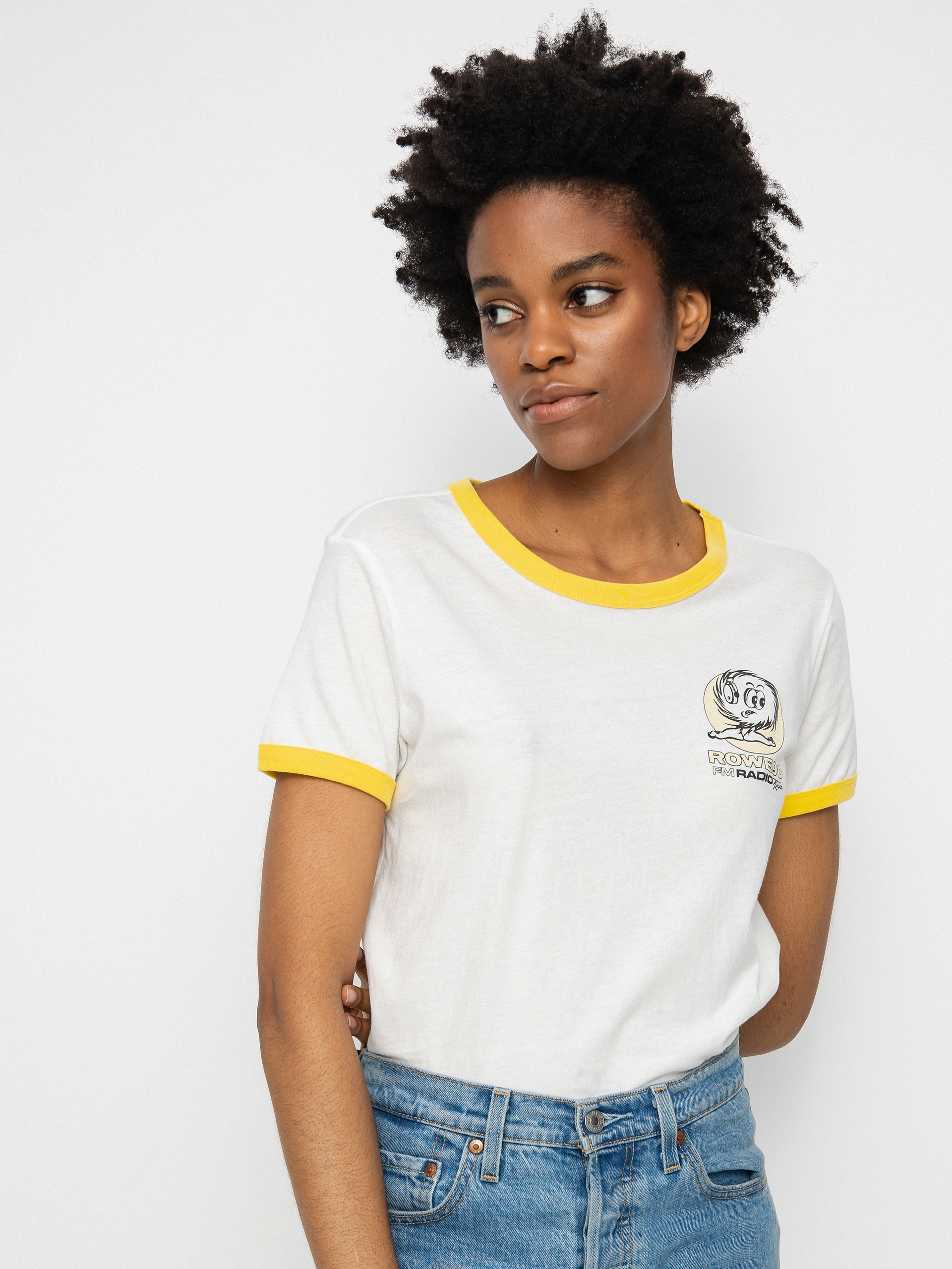 T-shirt RVCA Rowe Radio Wmn (vintage white)
