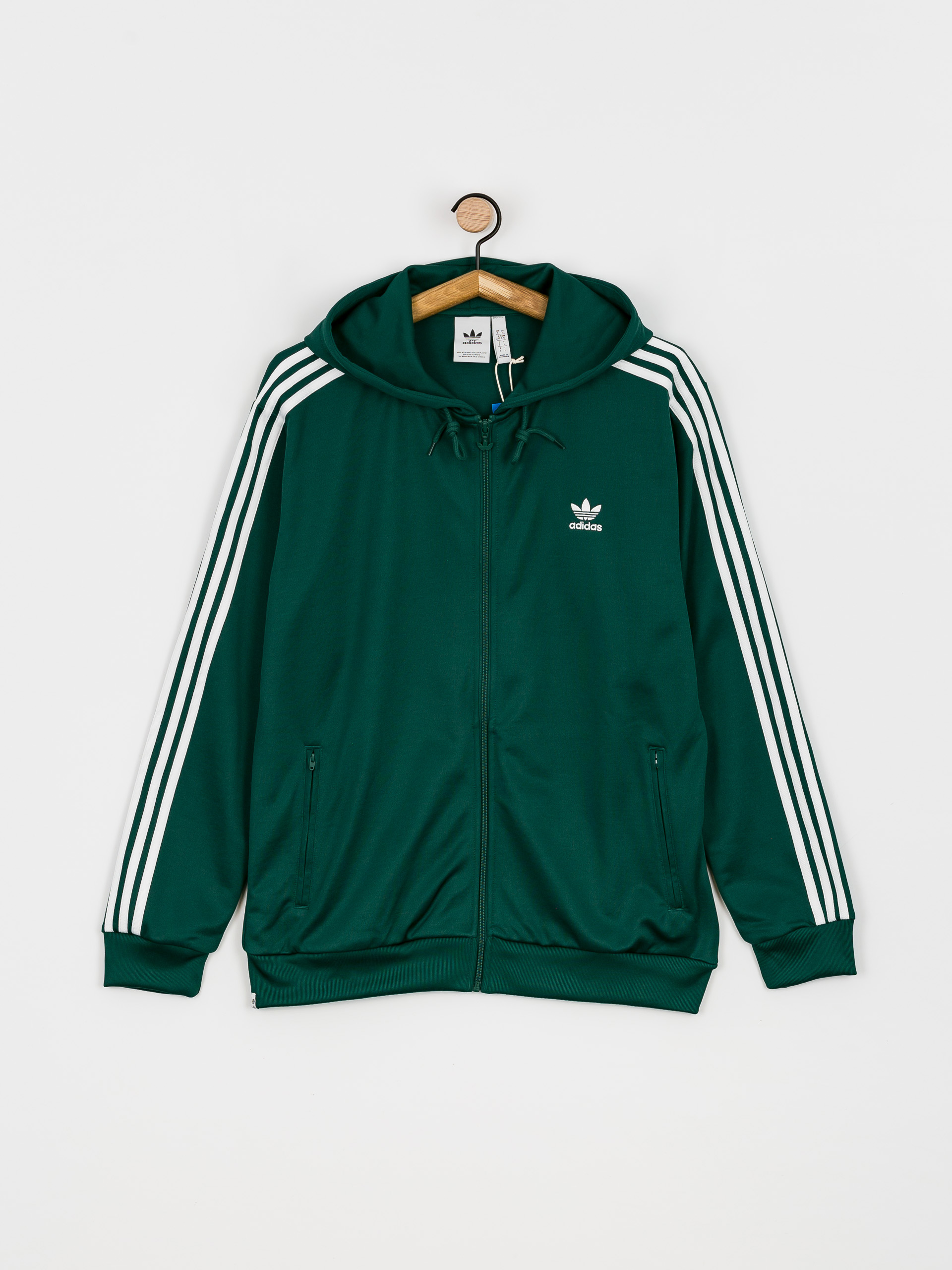 Bluza z kapturem adidas Originals Adi ZHD (collegiate green)
