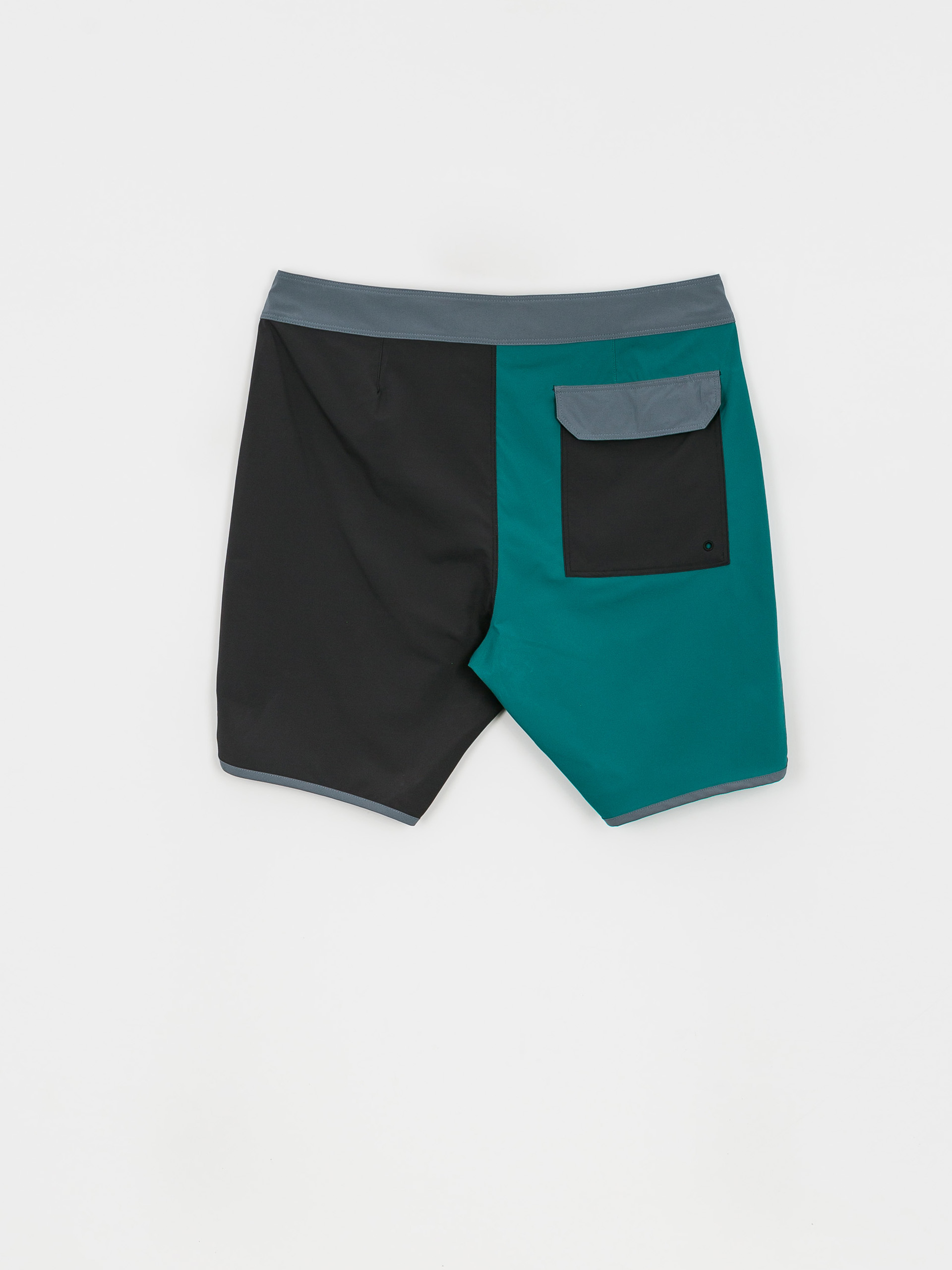 Boardshorty Patagonia Hydropeak Scallop 18 in (flying fish patch harlequin ink black)