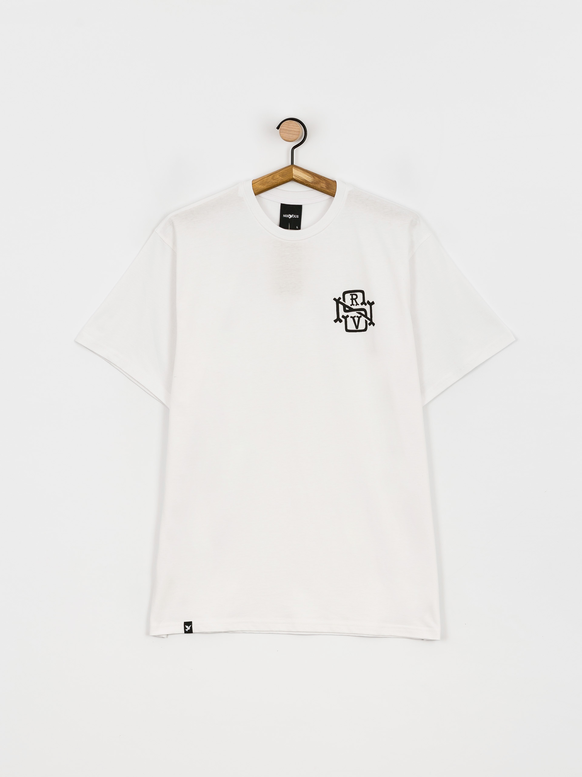 T-shirt Nervous Initial (white)