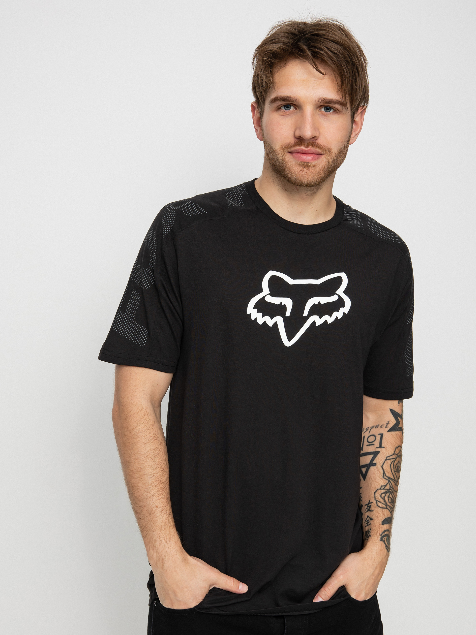 T-shirt Fox Dvide (blk)