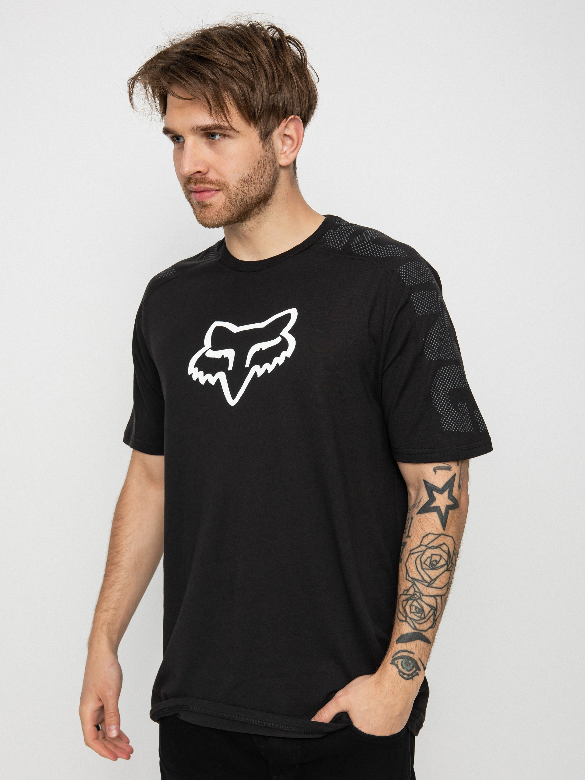 T-shirt Fox Dvide (blk)
