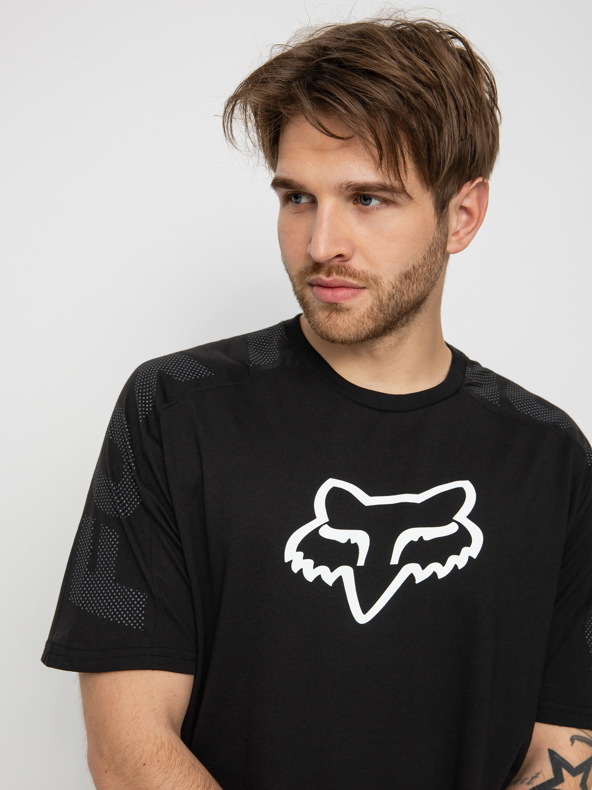 T-shirt Fox Dvide (blk)
