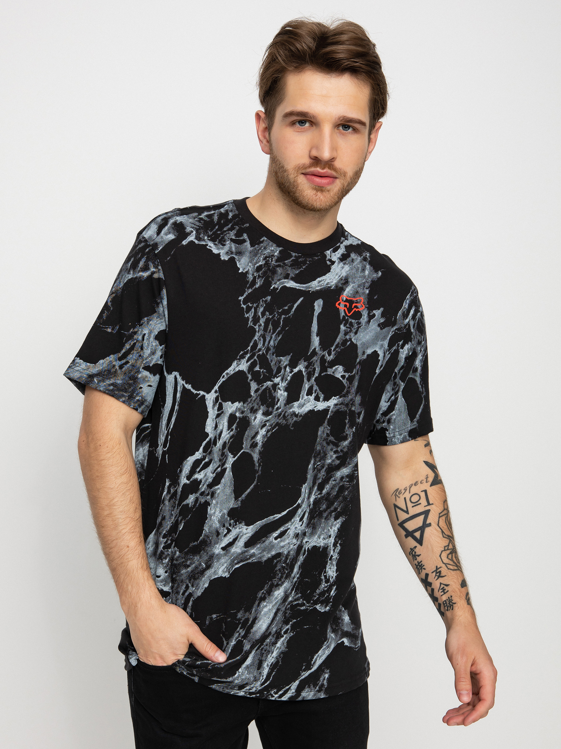 T-shirt Fox Karrera Head (blk)