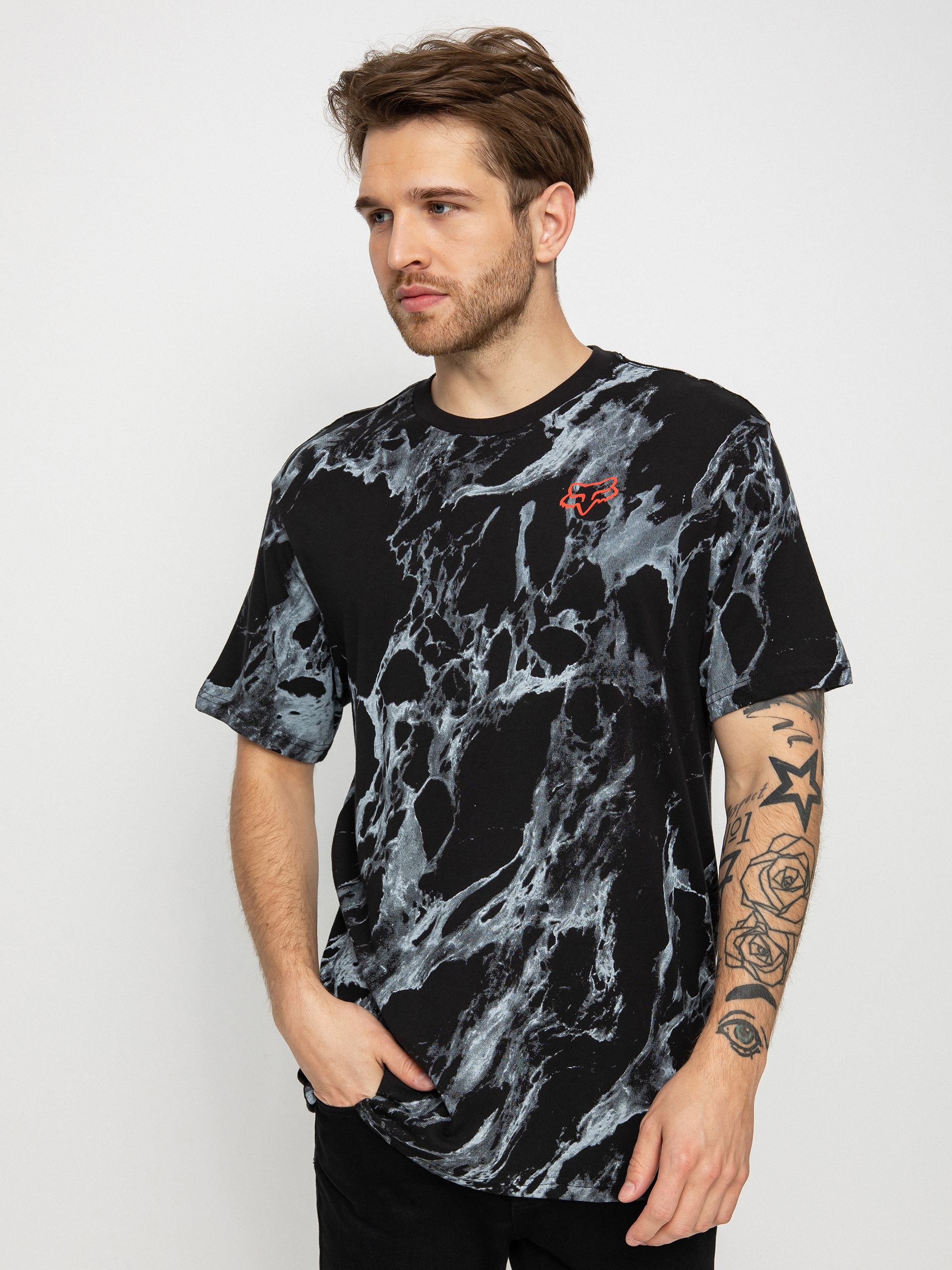 T-shirt Fox Karrera Head (blk)