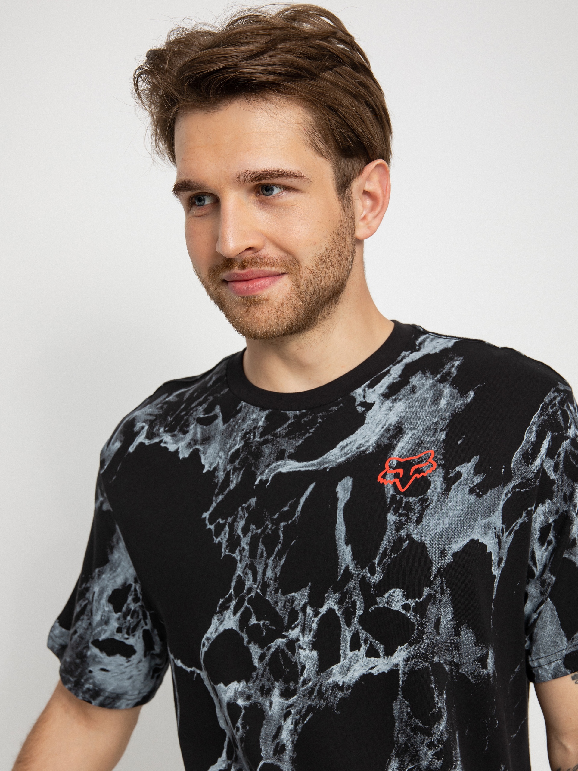 T-shirt Fox Karrera Head (blk)