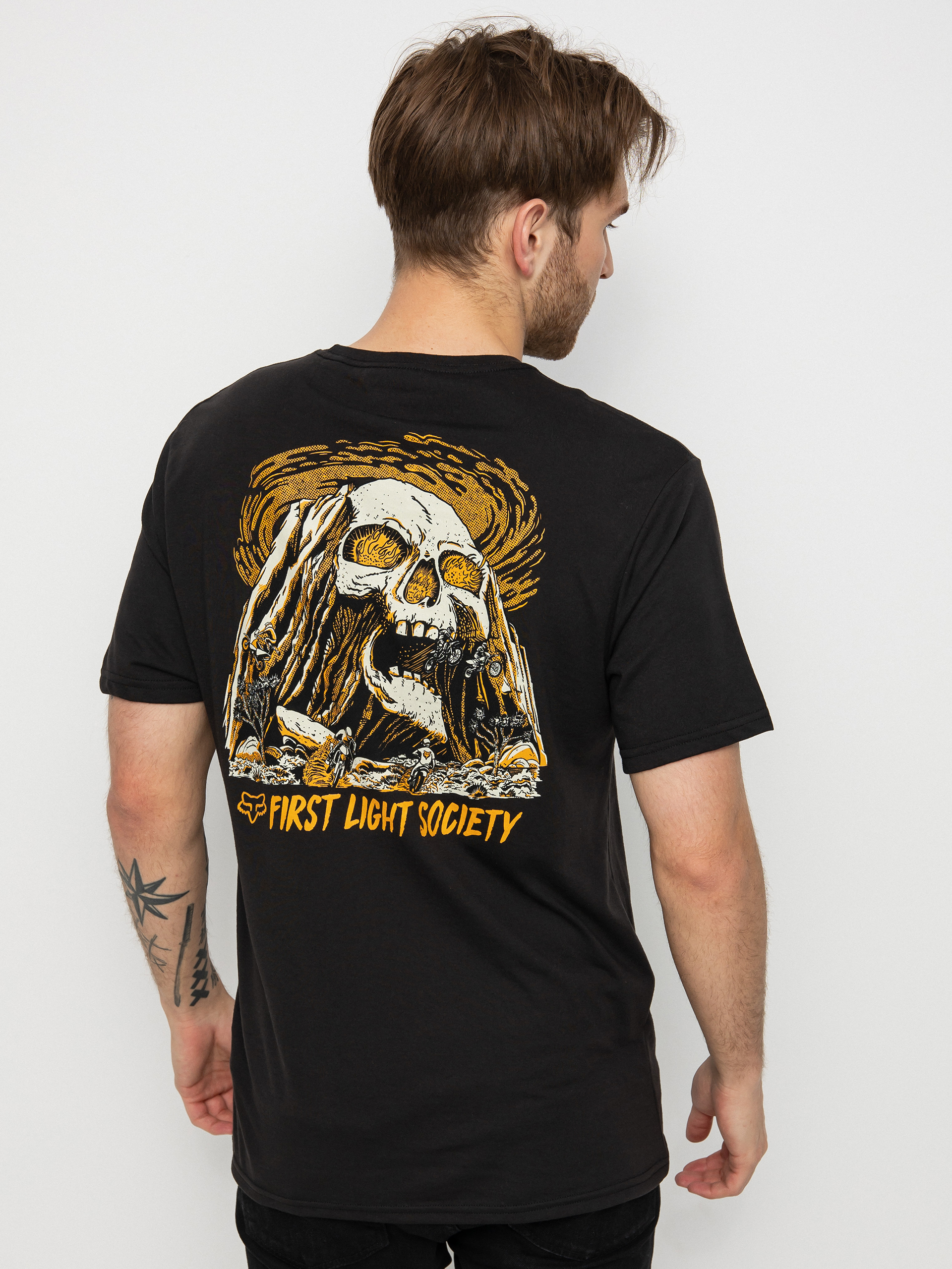 T-shirt Fox In Sequence (blk)
