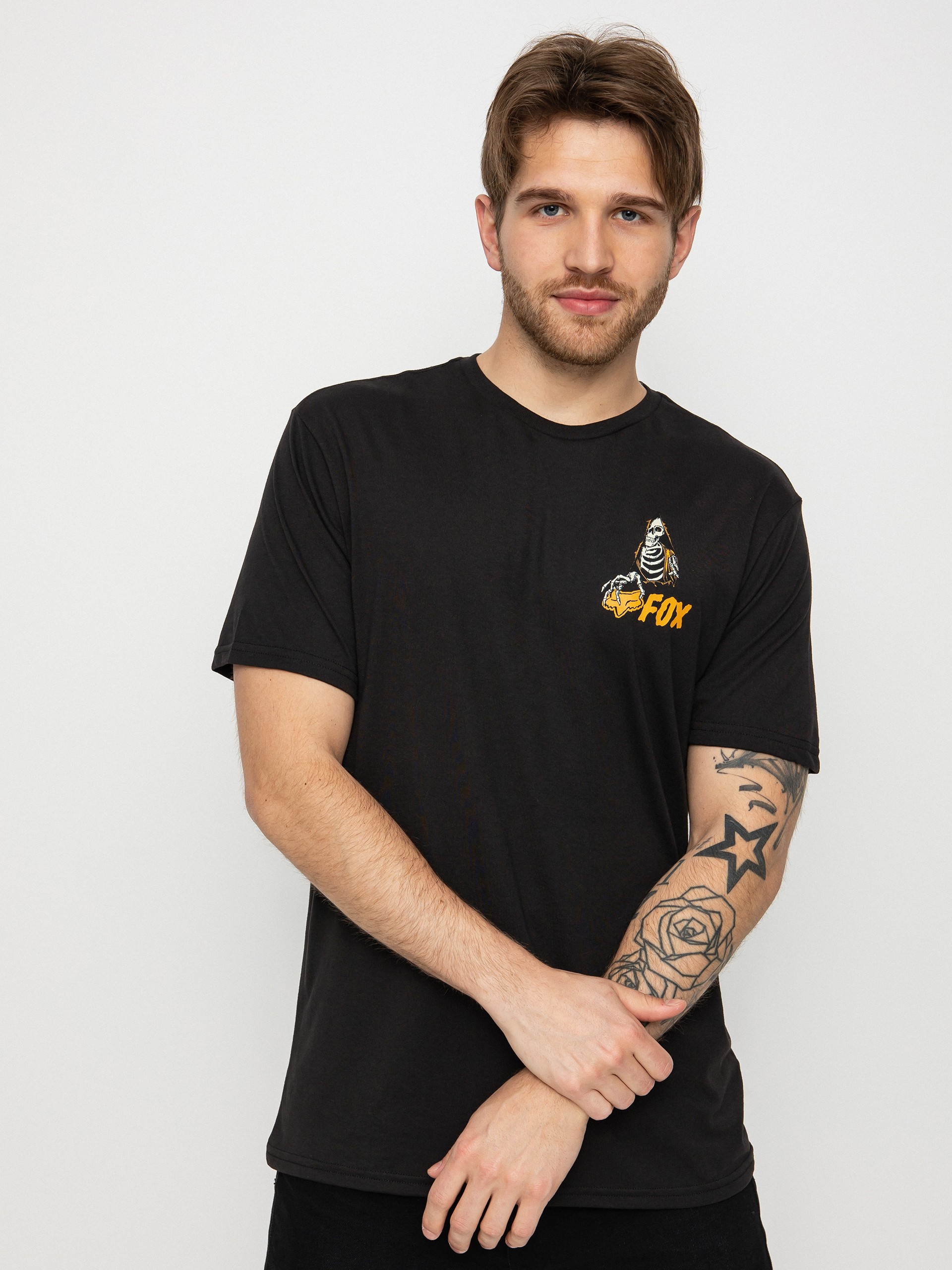 T-shirt Fox In Sequence (blk)