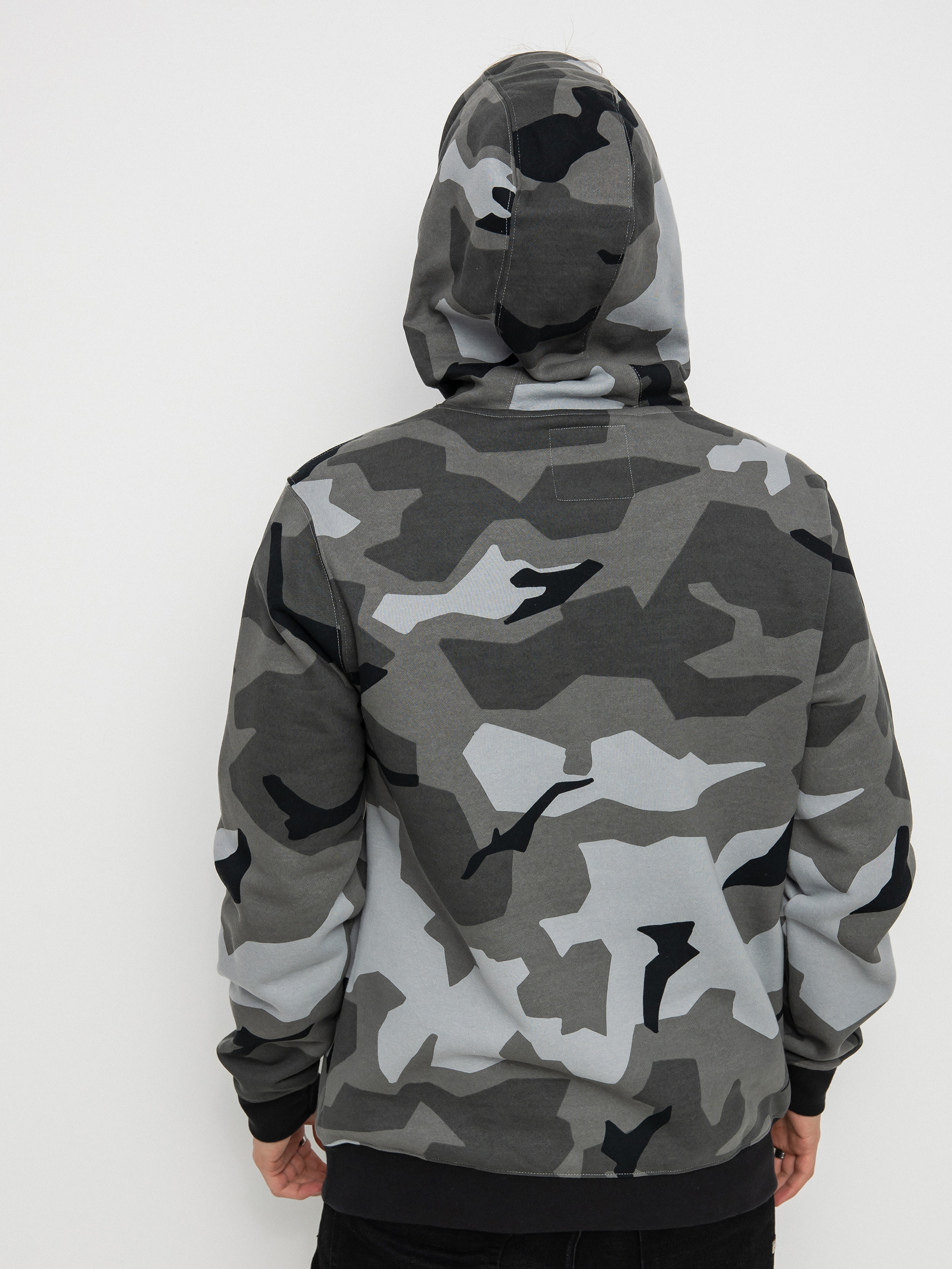Bluza z kapturem Fox Legacy Foxhead Camo HD (blk cam)