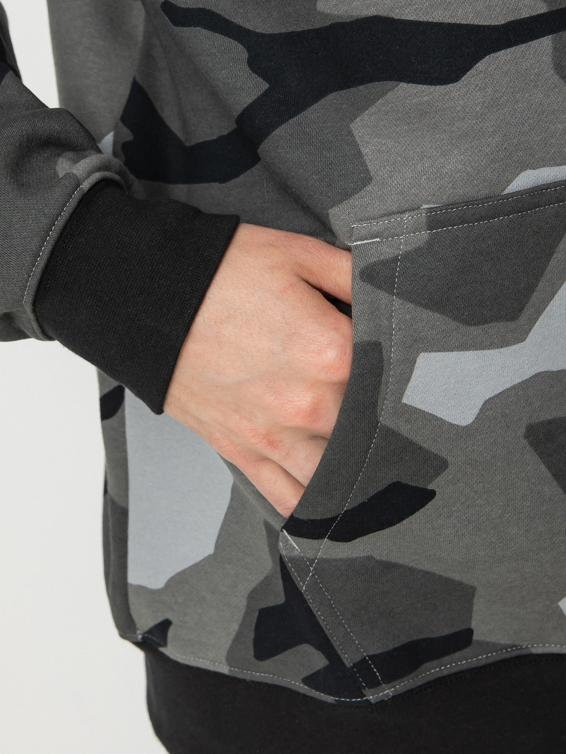 Bluza z kapturem Fox Legacy Foxhead Camo HD (blk cam)