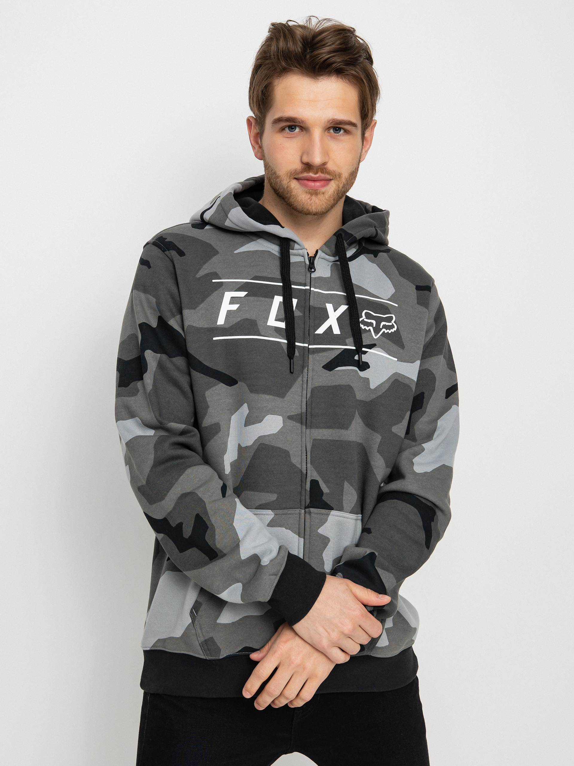 Bluza z kapturem Fox Pinnacle Camo ZHD (blk cam)