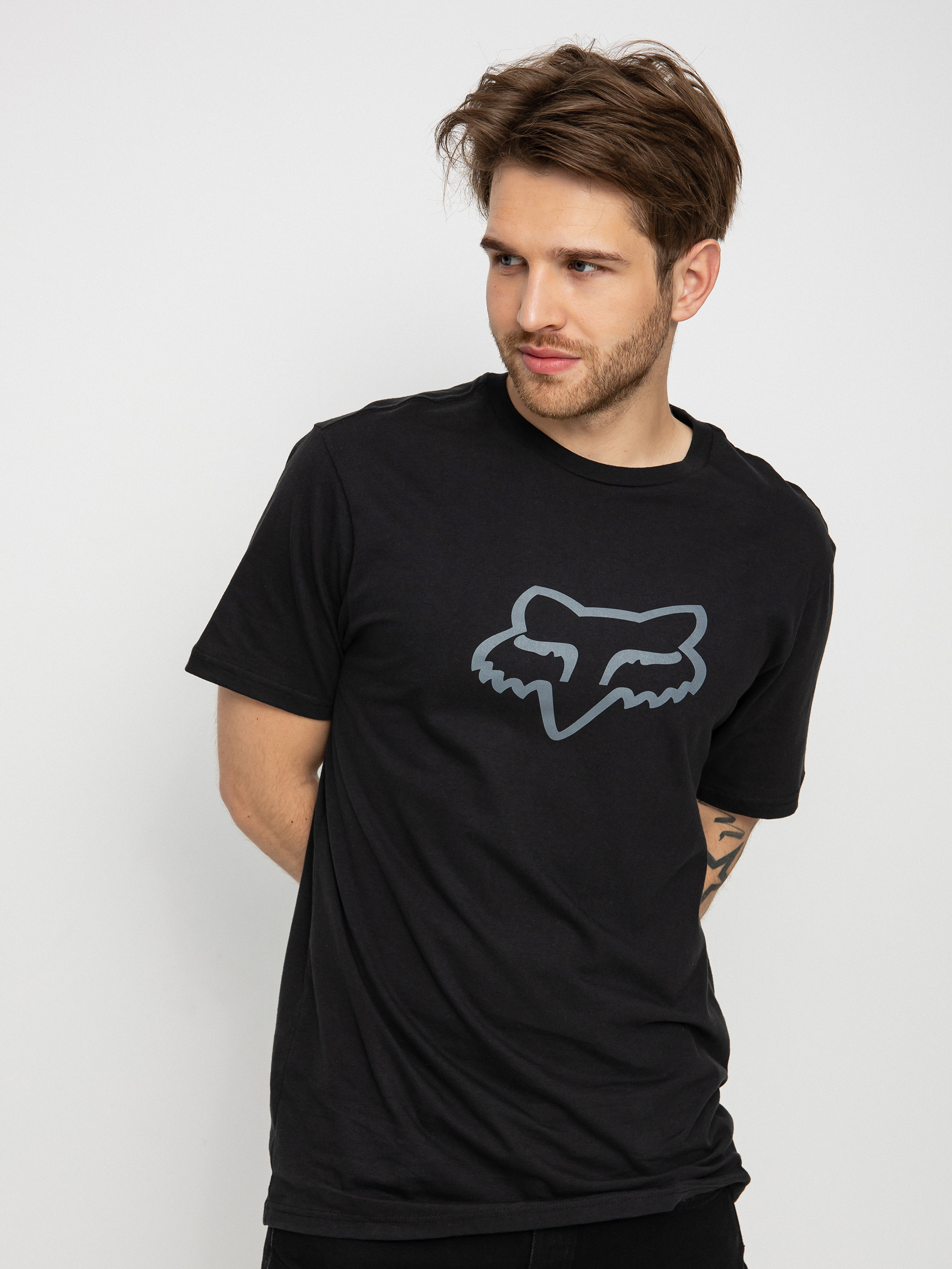 T-shirt Fox Legacy Fox Head (blk/blk)