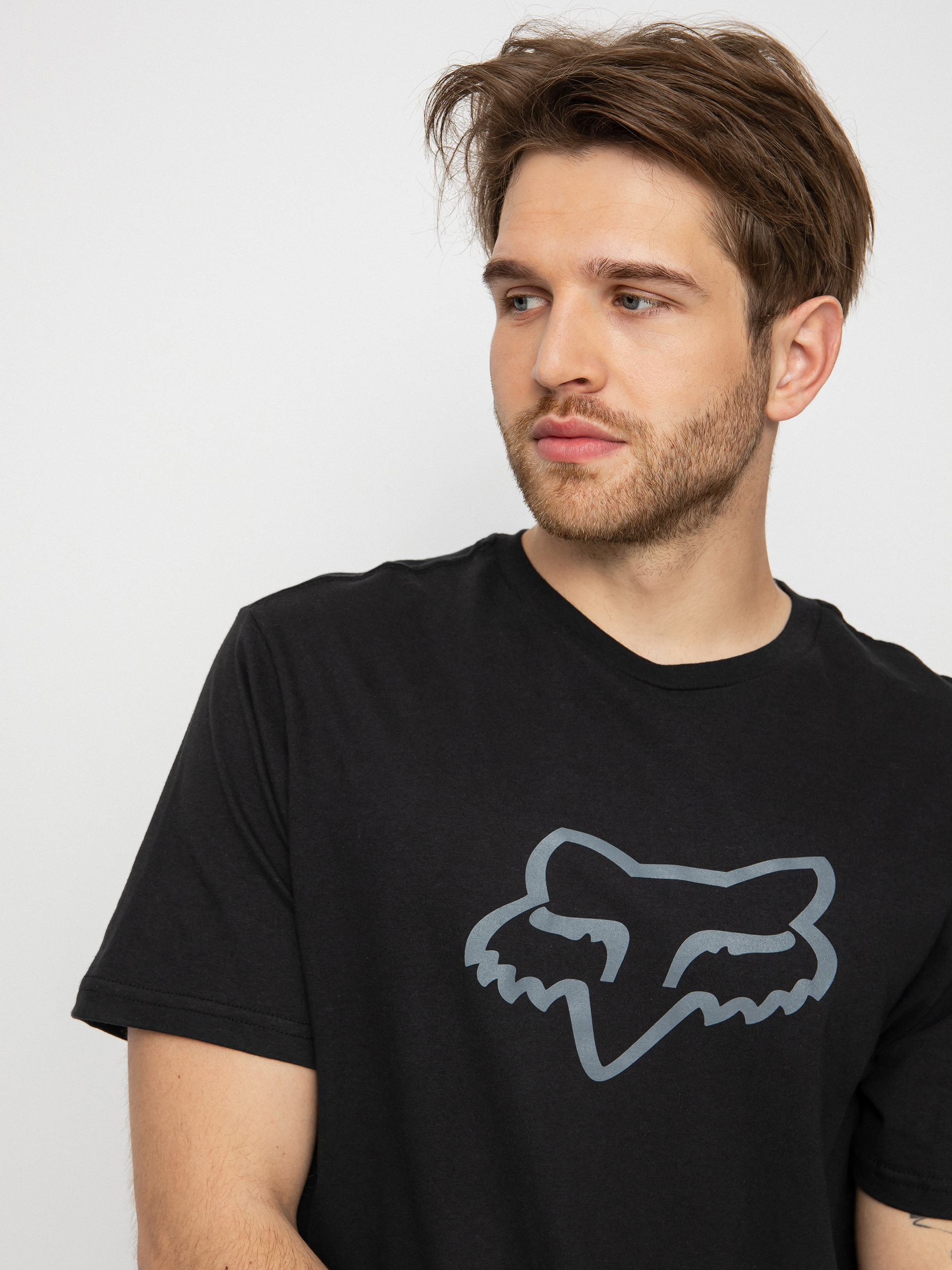 T-shirt Fox Legacy Fox Head (blk/blk)