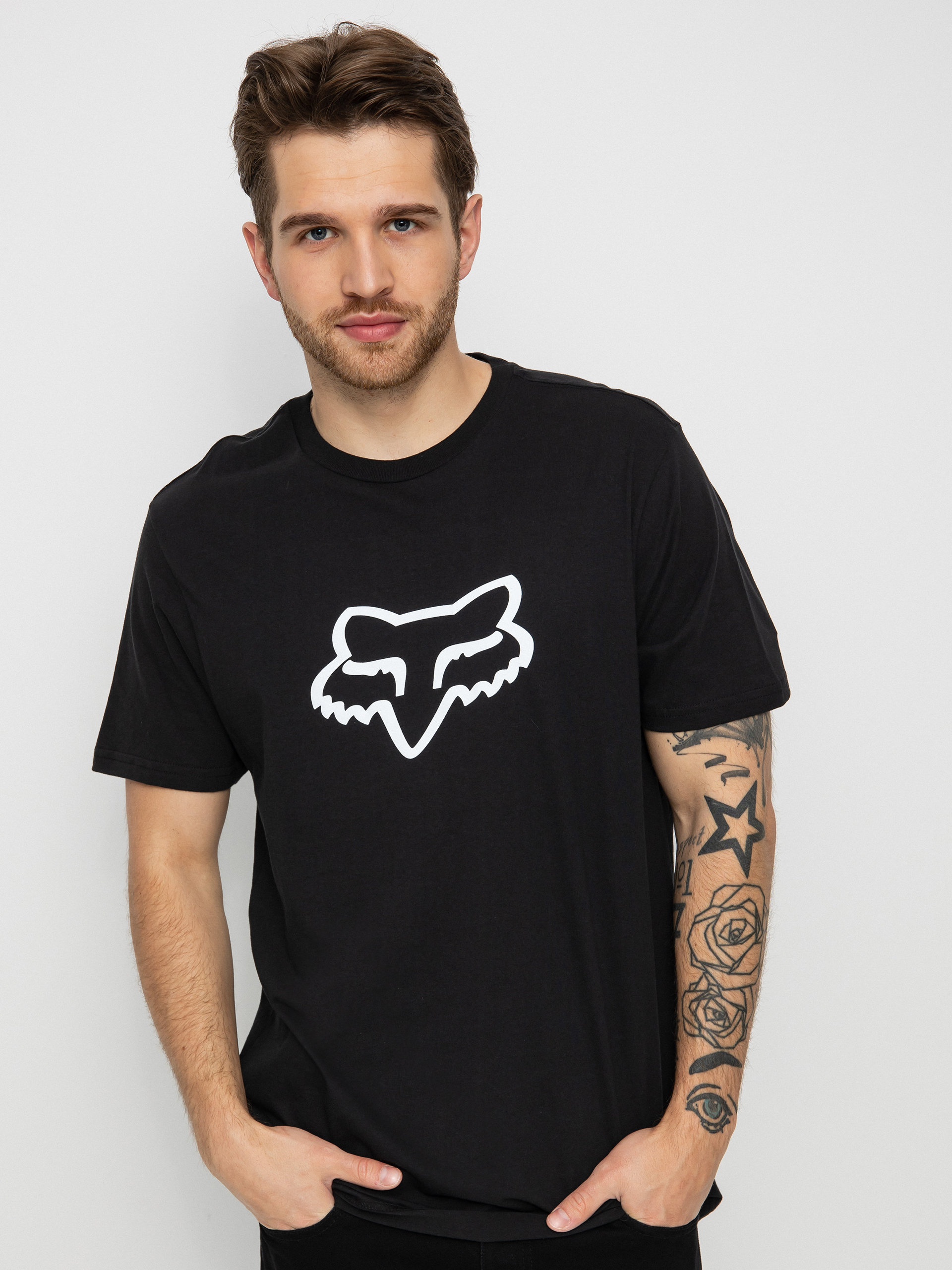 T-shirt Fox Legacy Fox Head (blk/wht)