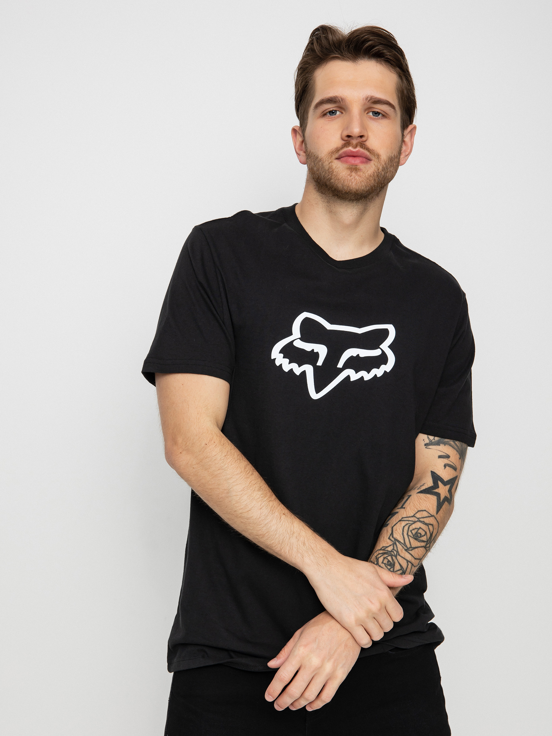 T-shirt Fox Legacy Fox Head (blk/wht)