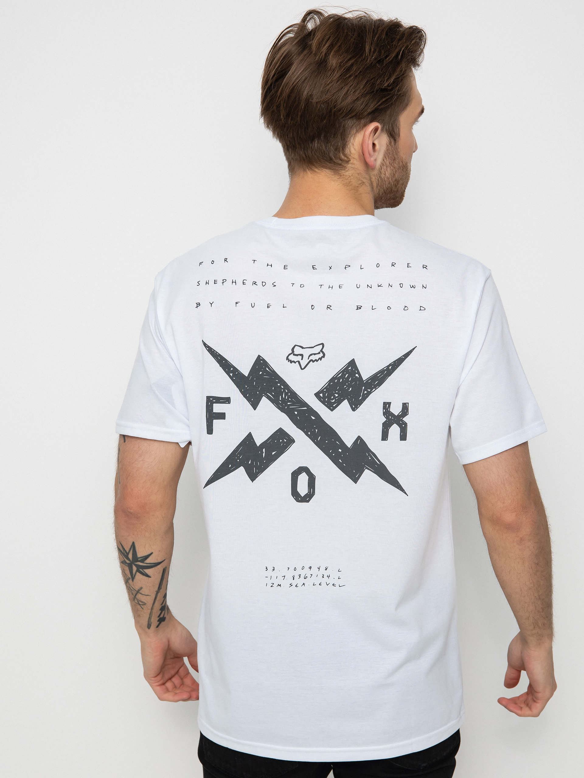 T-shirt Fox Calibrated (opt wht)