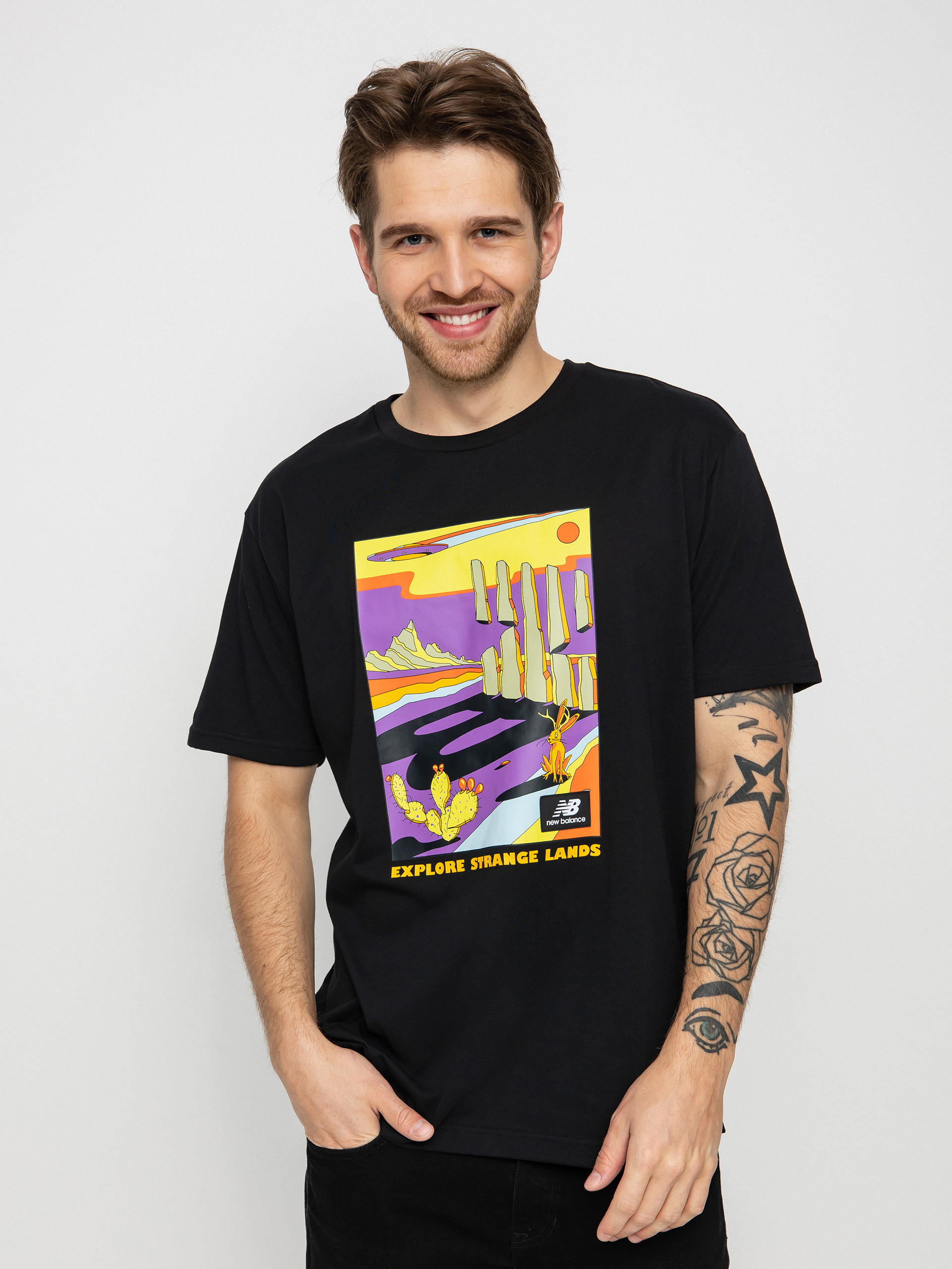 T-shirt New Balance All Terrain Graphic (black)
