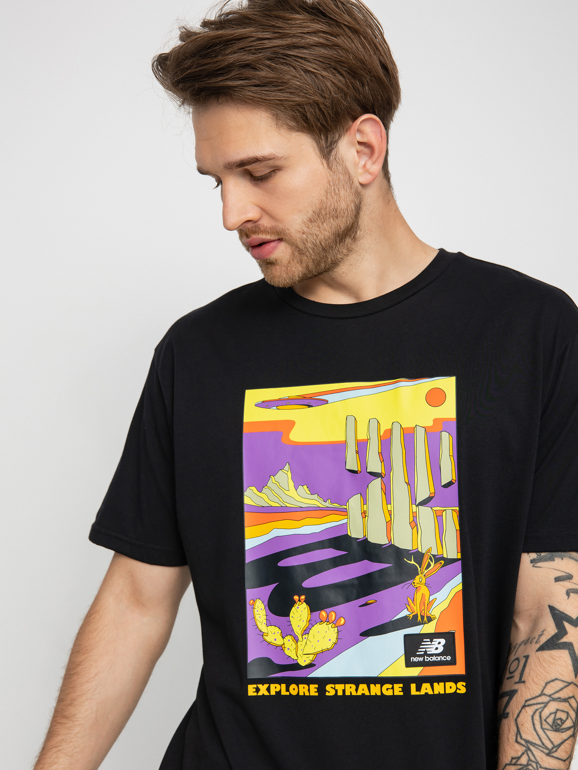 T-shirt New Balance All Terrain Graphic (black)