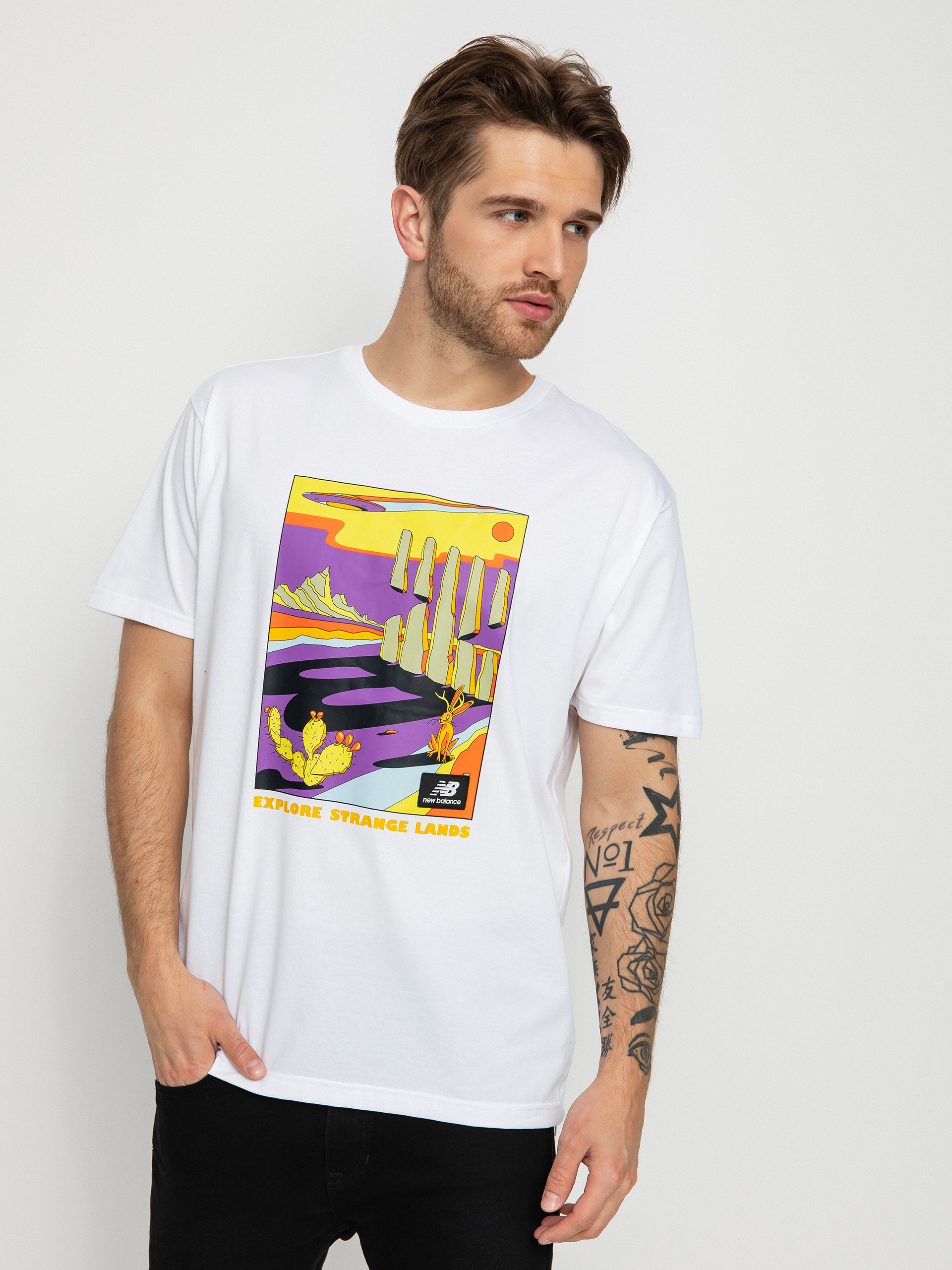 T-shirt New Balance All Terrain Graphic (white)