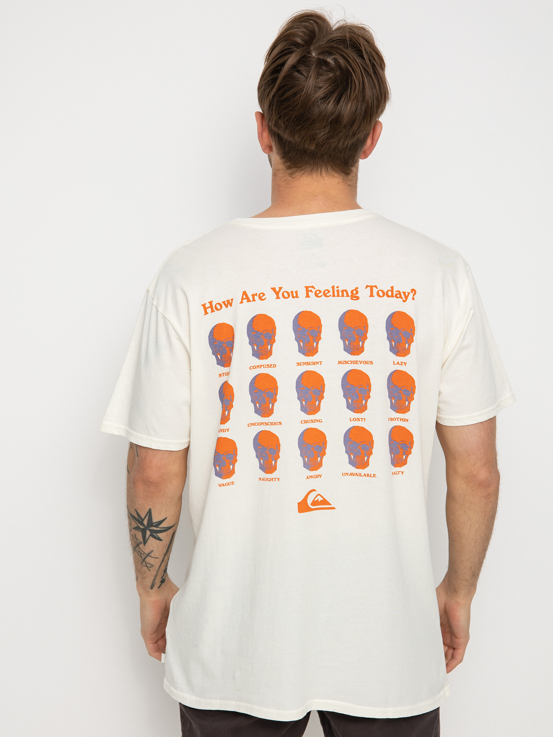 T-shirt Quiksilver How Are You Feeling (antique white)