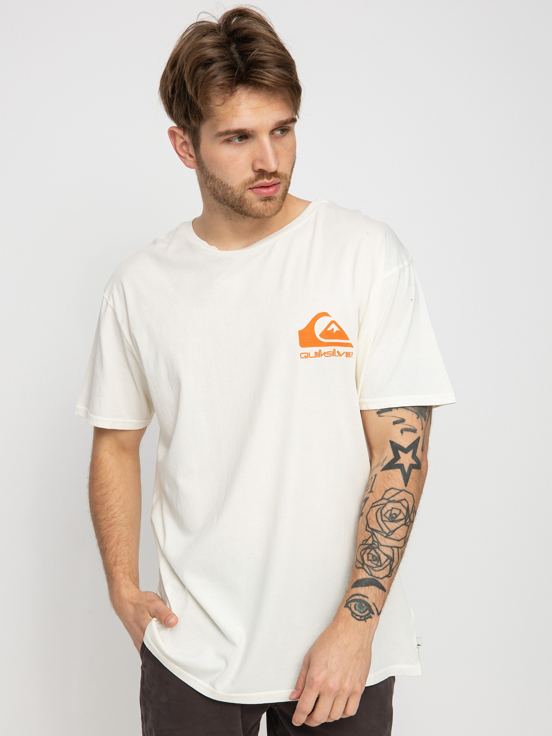 T-shirt Quiksilver How Are You Feeling (antique white)