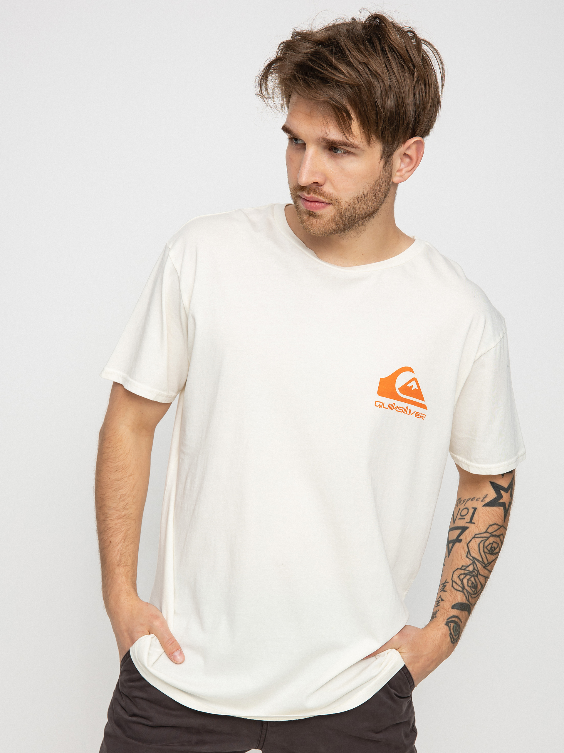 T-shirt Quiksilver How Are You Feeling (antique white)