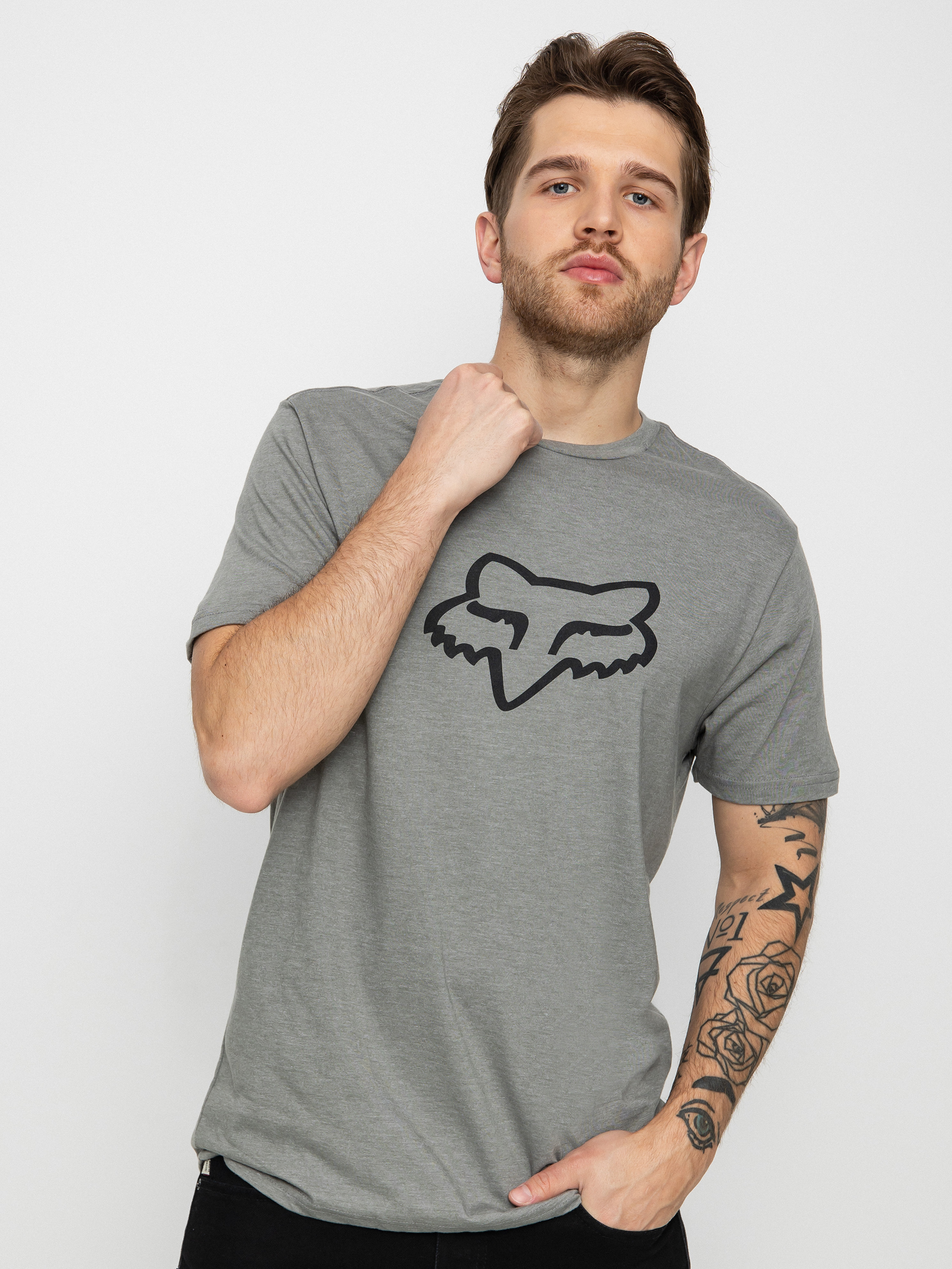 T-shirt Fox Legacy Fox Head (htr graph)