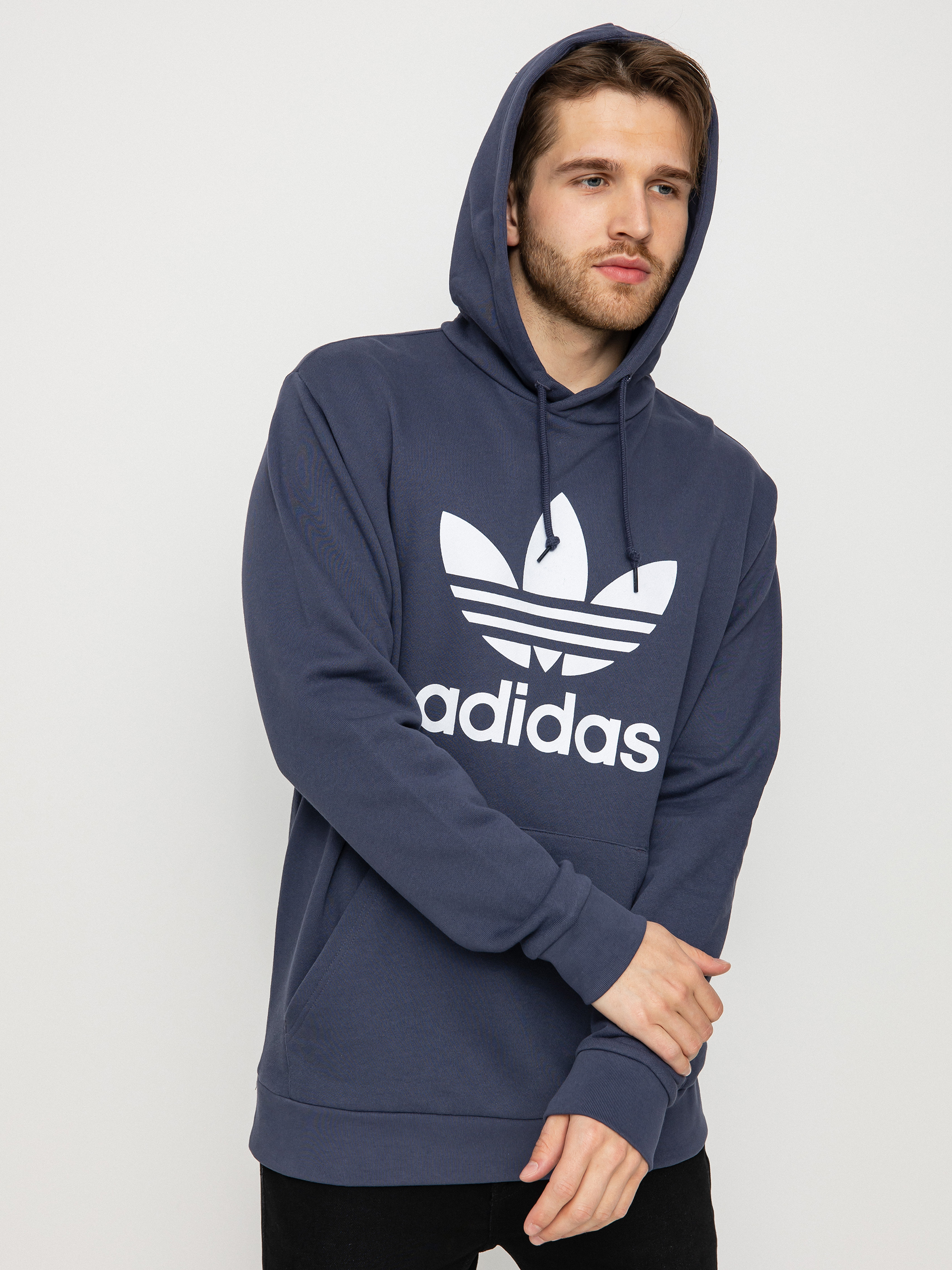 Bluza z kapturem adidas Originals Trefoil HD (shanav/white)