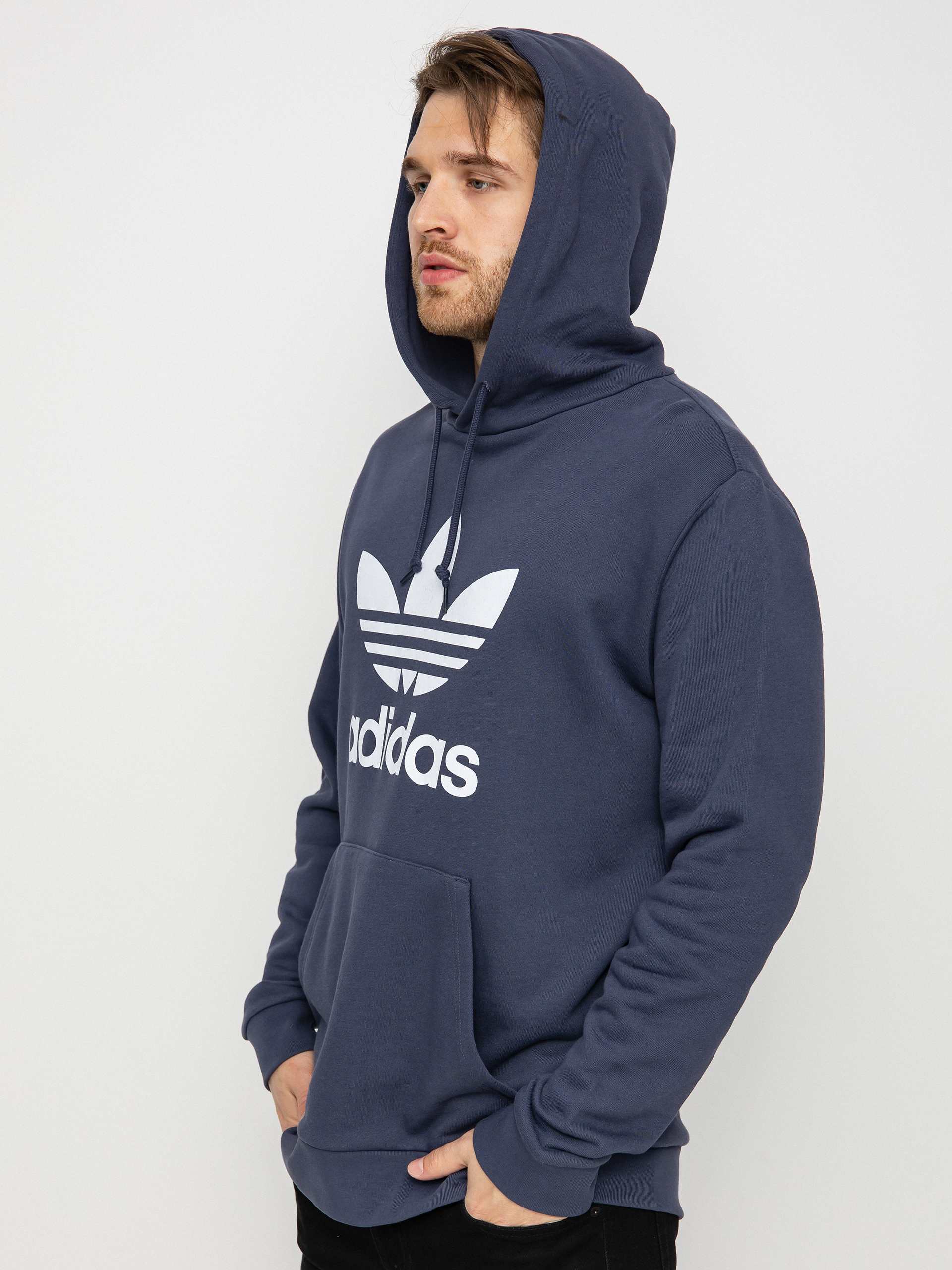 Bluza z kapturem adidas Originals Trefoil HD (shanav/white)