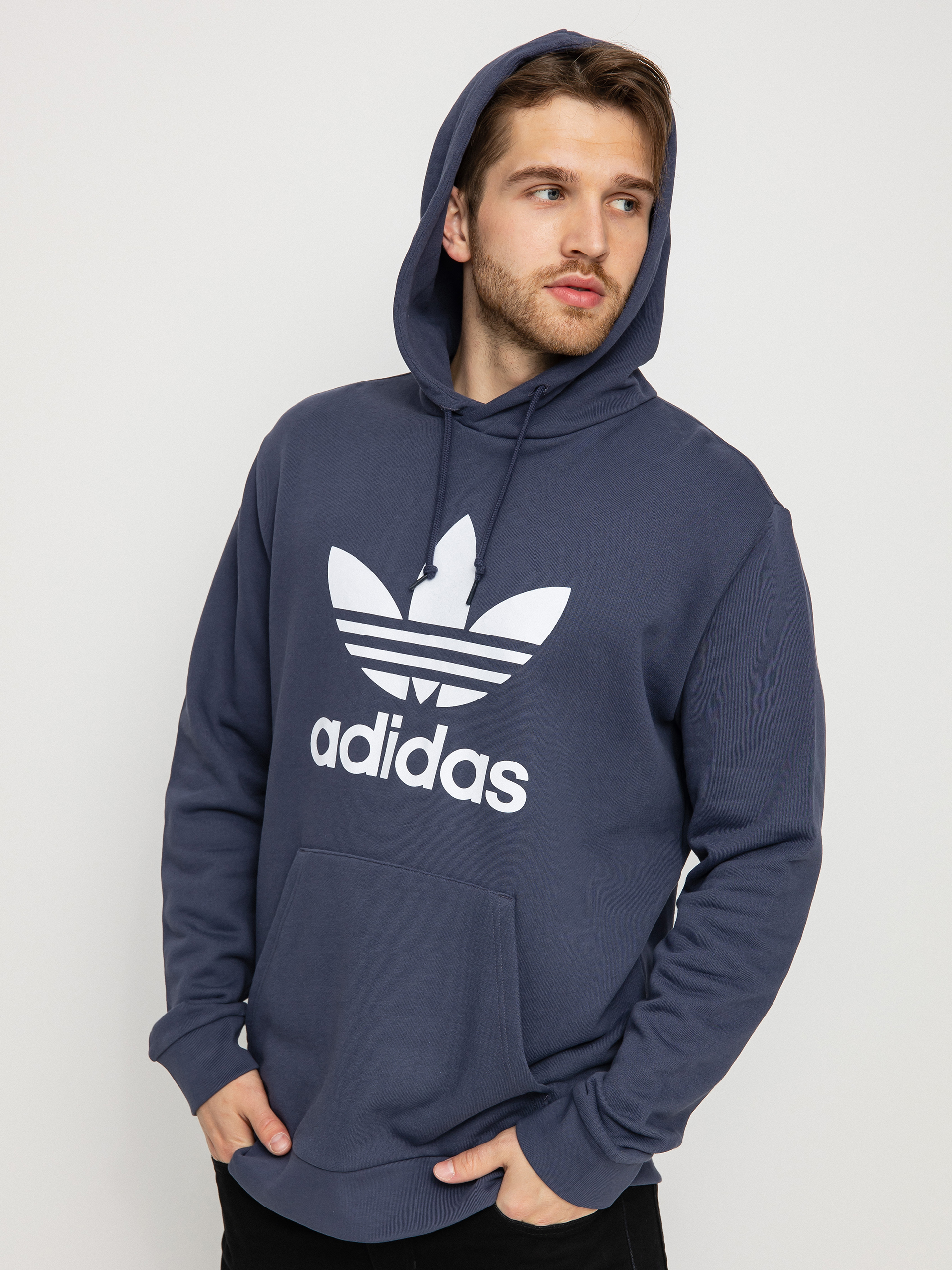 Bluza z kapturem adidas Originals Trefoil HD (shanav/white)