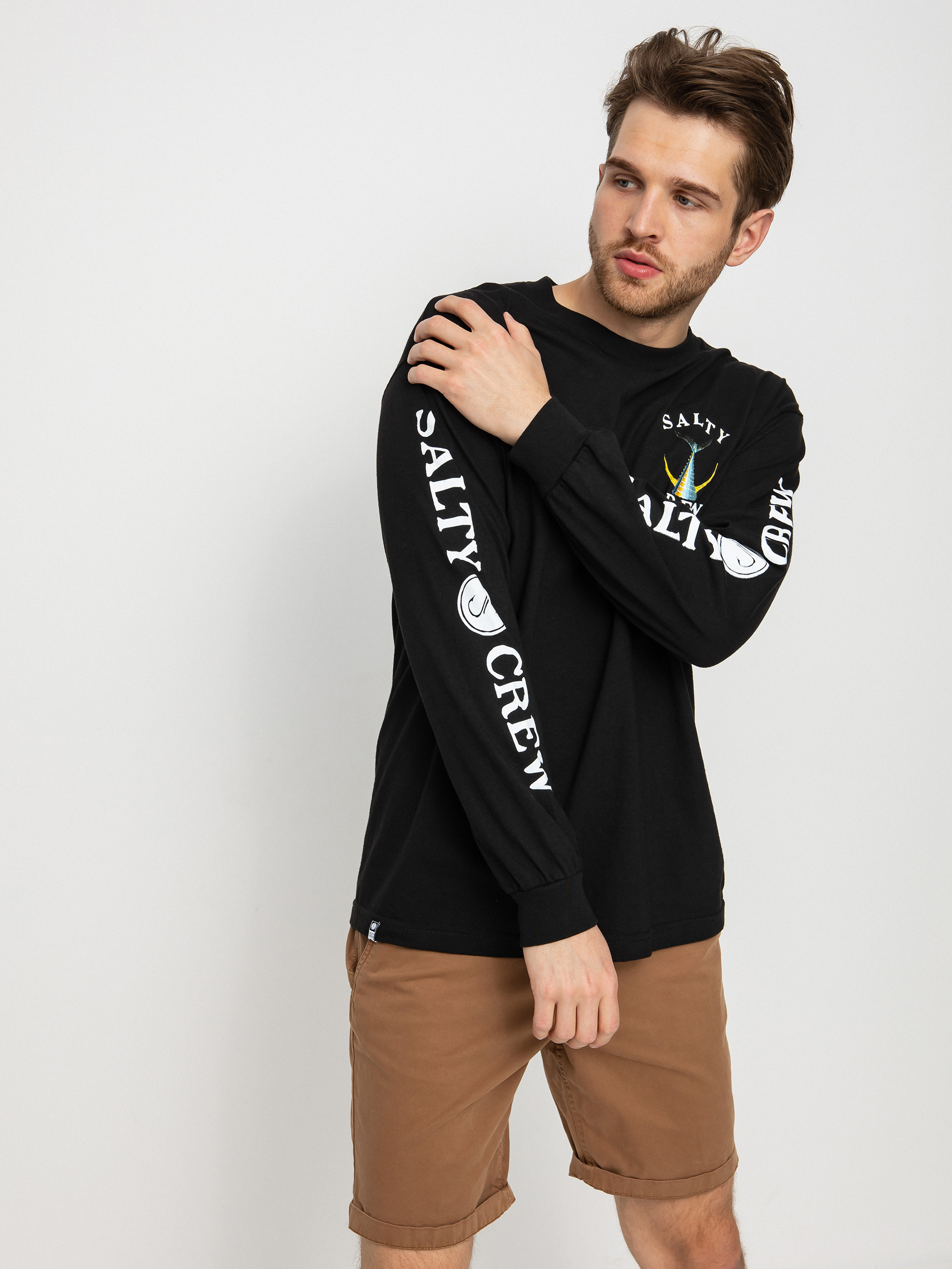 Longsleeve Salty Crew Tailed (black)
