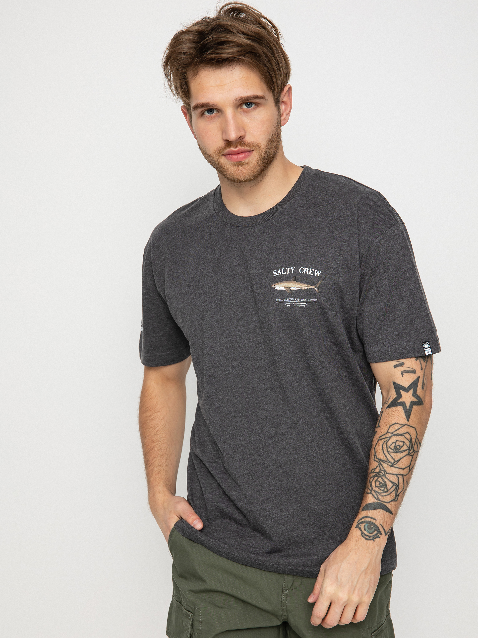 T-shirt Salty Crew Bruce (charcoal heather)