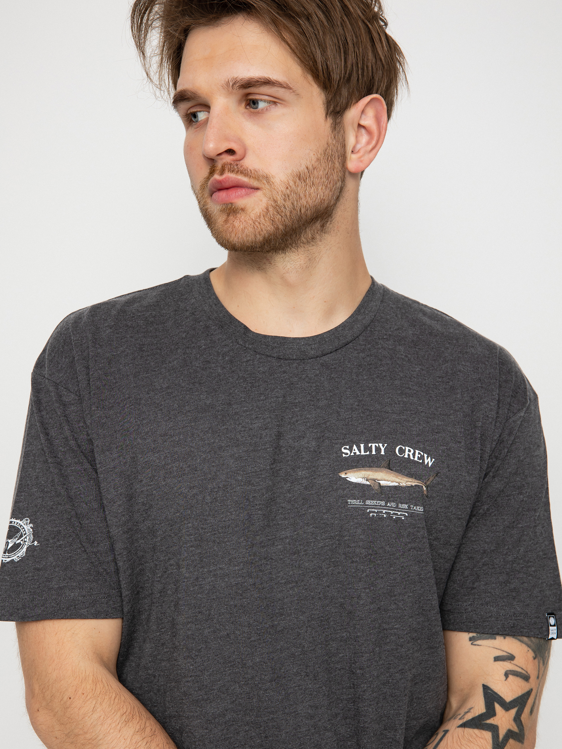T-shirt Salty Crew Bruce (charcoal heather)
