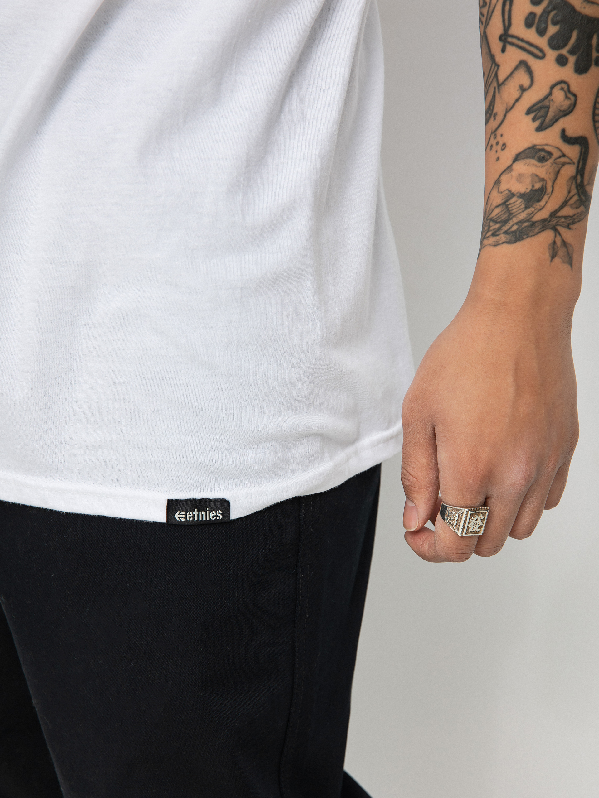 T-shirt Etnies Corp Combo (white/black)