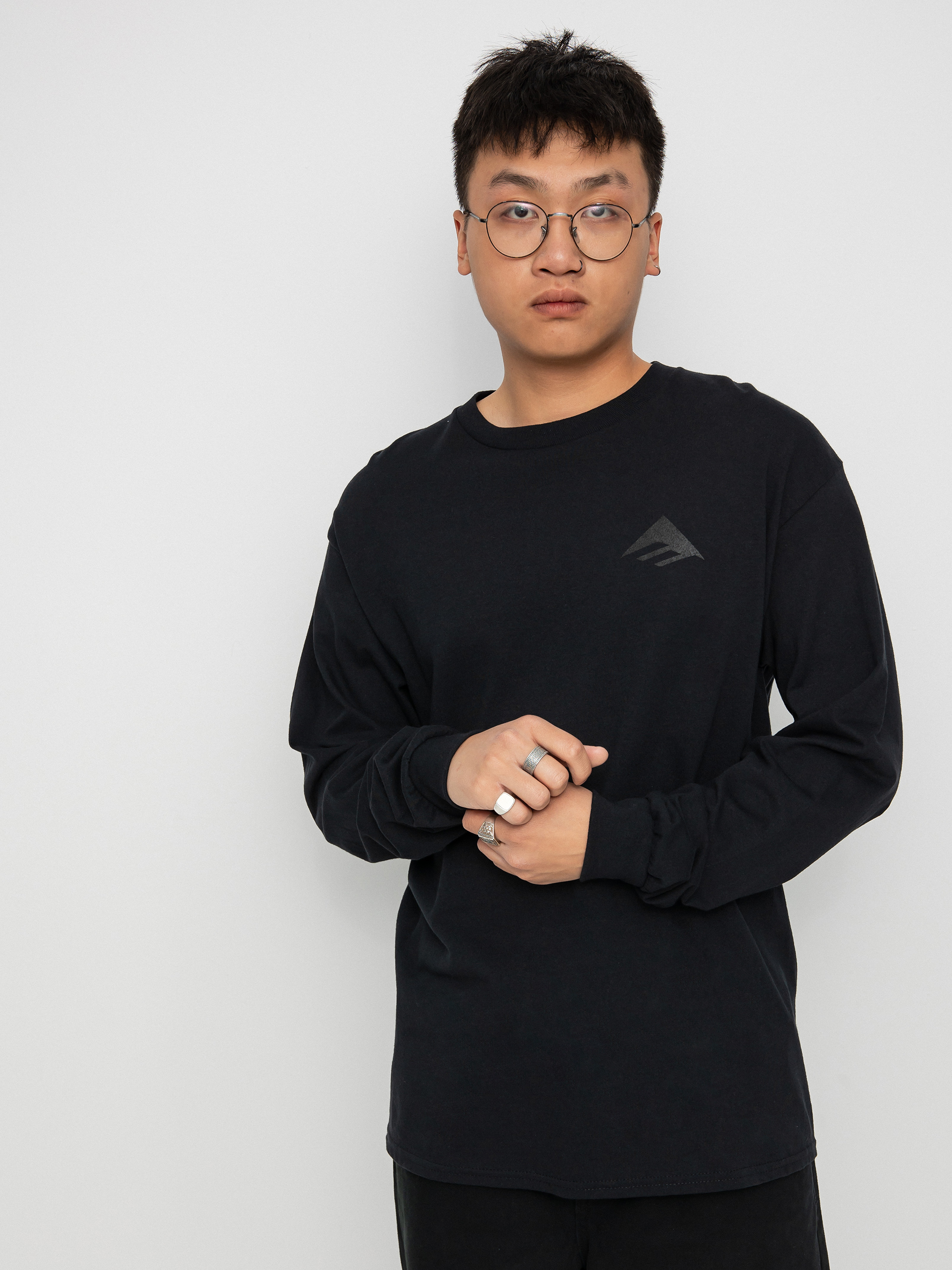 Longsleeve Emerica Stealth Triangle (black)