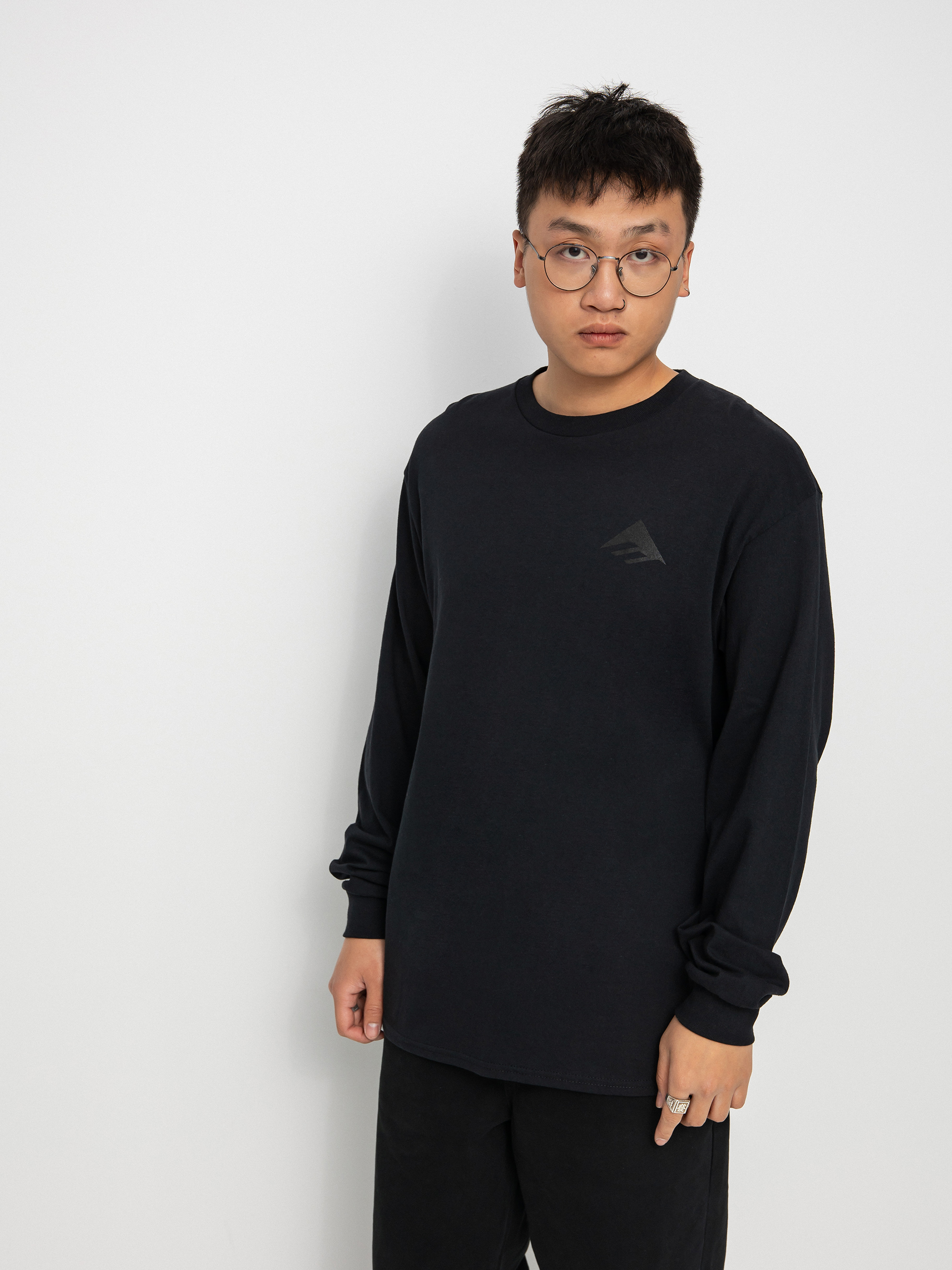 Longsleeve Emerica Stealth Triangle (black)